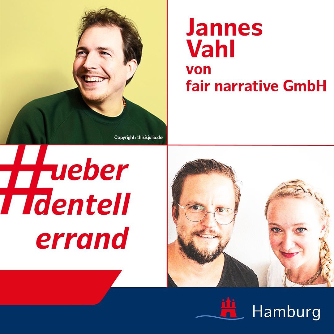 #ueberdentellerrand - Der Podcast. #25 mit Jannes Vahl von fair narrative GmbH