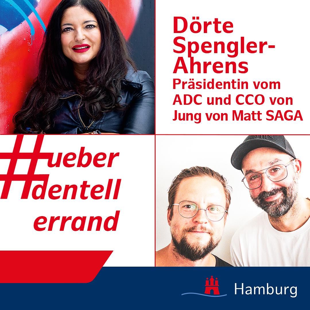 #ueberdentellerrand - Der Podcast. #33 Dörte Spengler-Ahrens, Präsidentin vom ADC und CCO von Jung von Matt SAGA