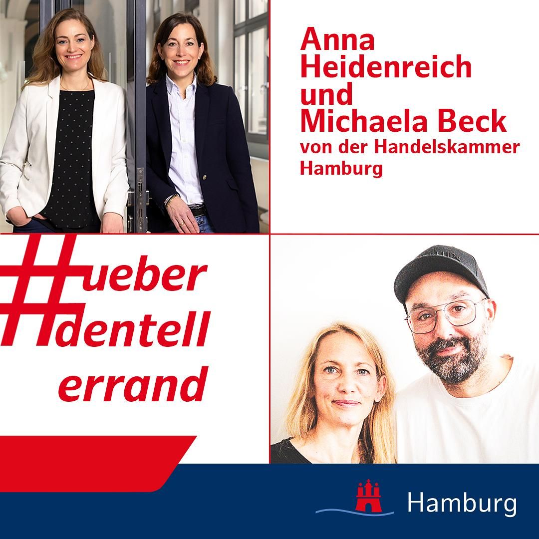 #ueberdentellerrand - Der Podcast. #37 mit Anna Heidenreich und Michaela Beck von der Handelskammer Hamburg