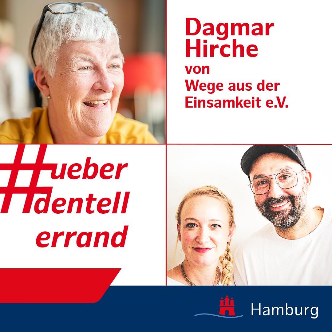 #ueberdentellerrand - Der Podcast. #43 mit Dagmar Hirche, Wege aus der Einsamkeit e.V.