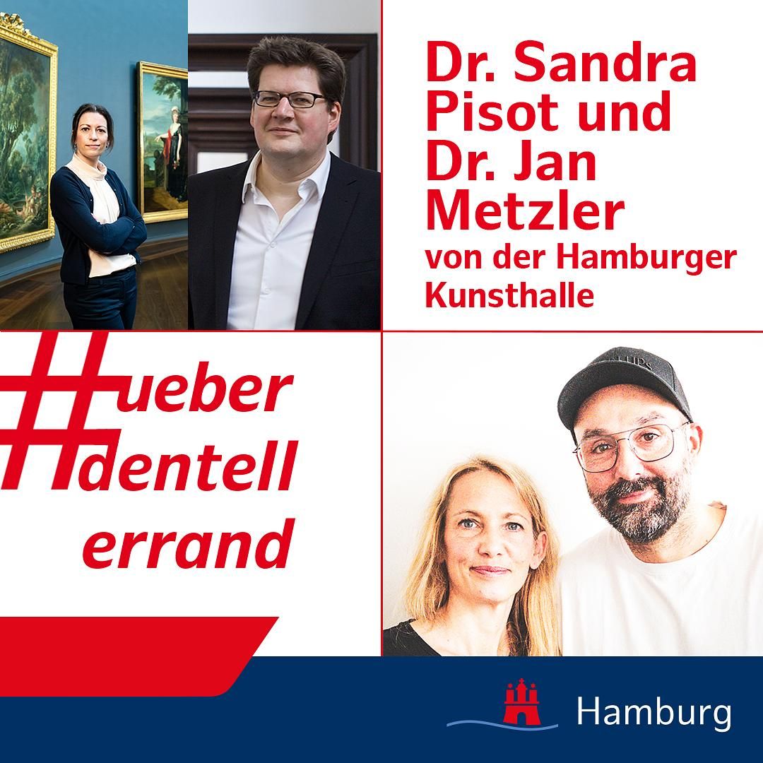 #ueberdentellerrand - Der Podcast. #45 mit Dr. Sandra Pisot und Dr. Jan Metzler von der Hamburger Kunsthalle