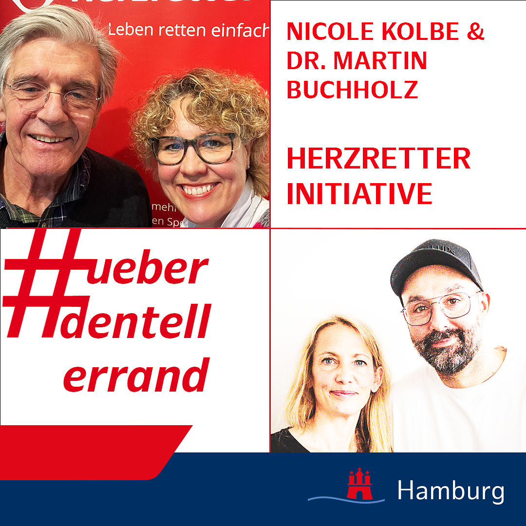 #ueberdentellerrand - Der Podcast. #61 mit Nicole Kolbe und Dr. Martin Buchholz von der HerzretterInitiative