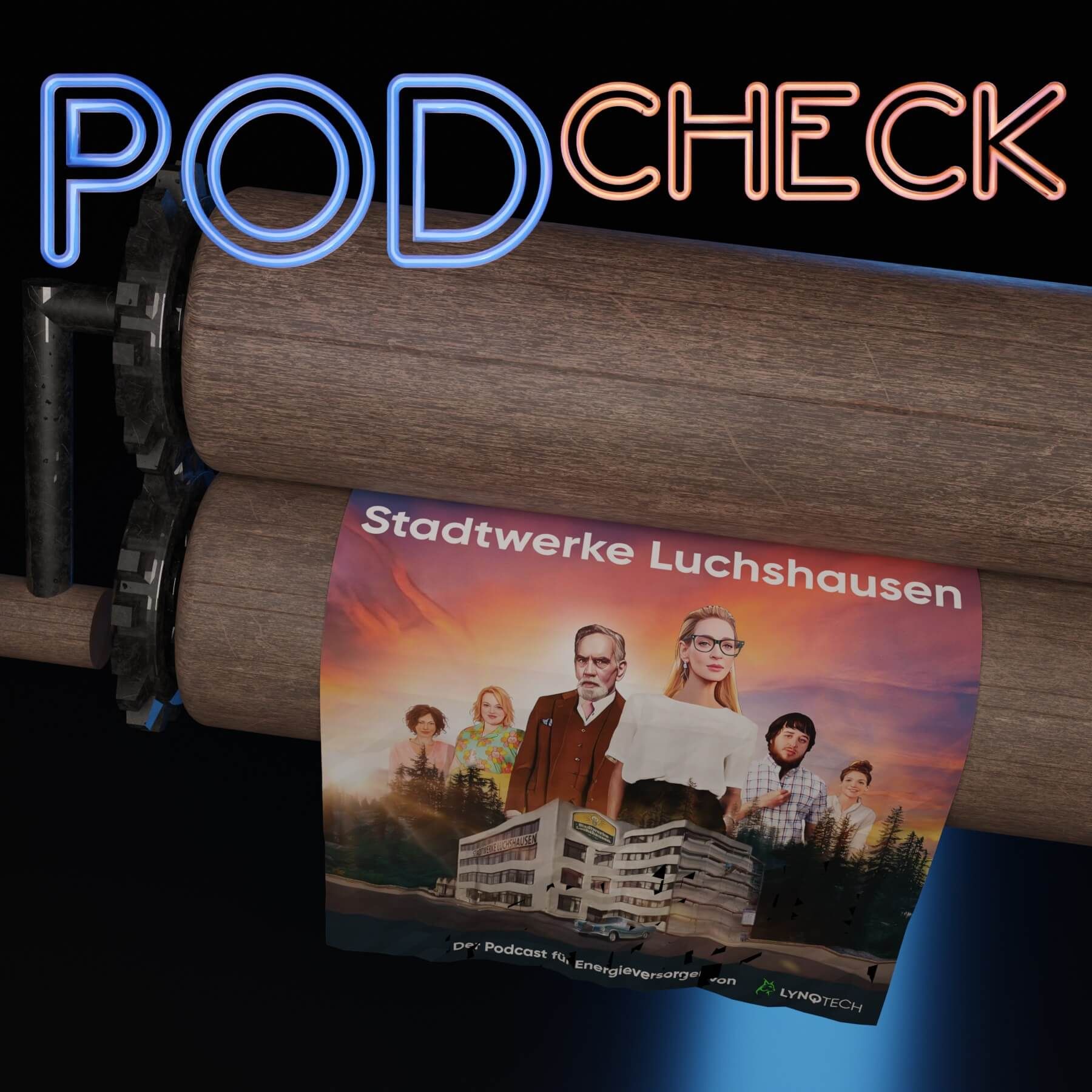 Überzeugt Lynqtech mit dem Stadtwerke Luchshausen als B2B-Hörspiel-Comedy-Branded-Podcast-Konzept?