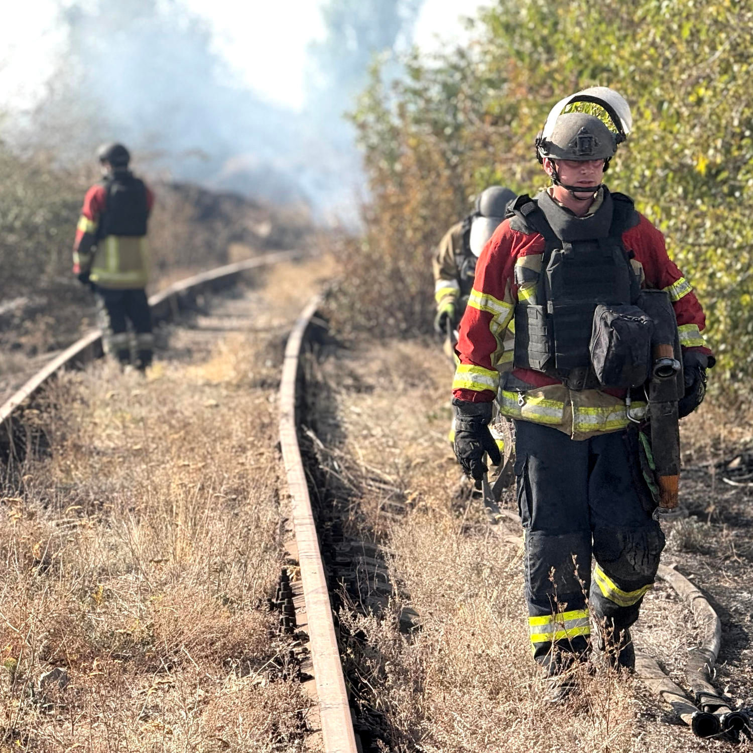 Ukraine: Feuerwehr an der Front