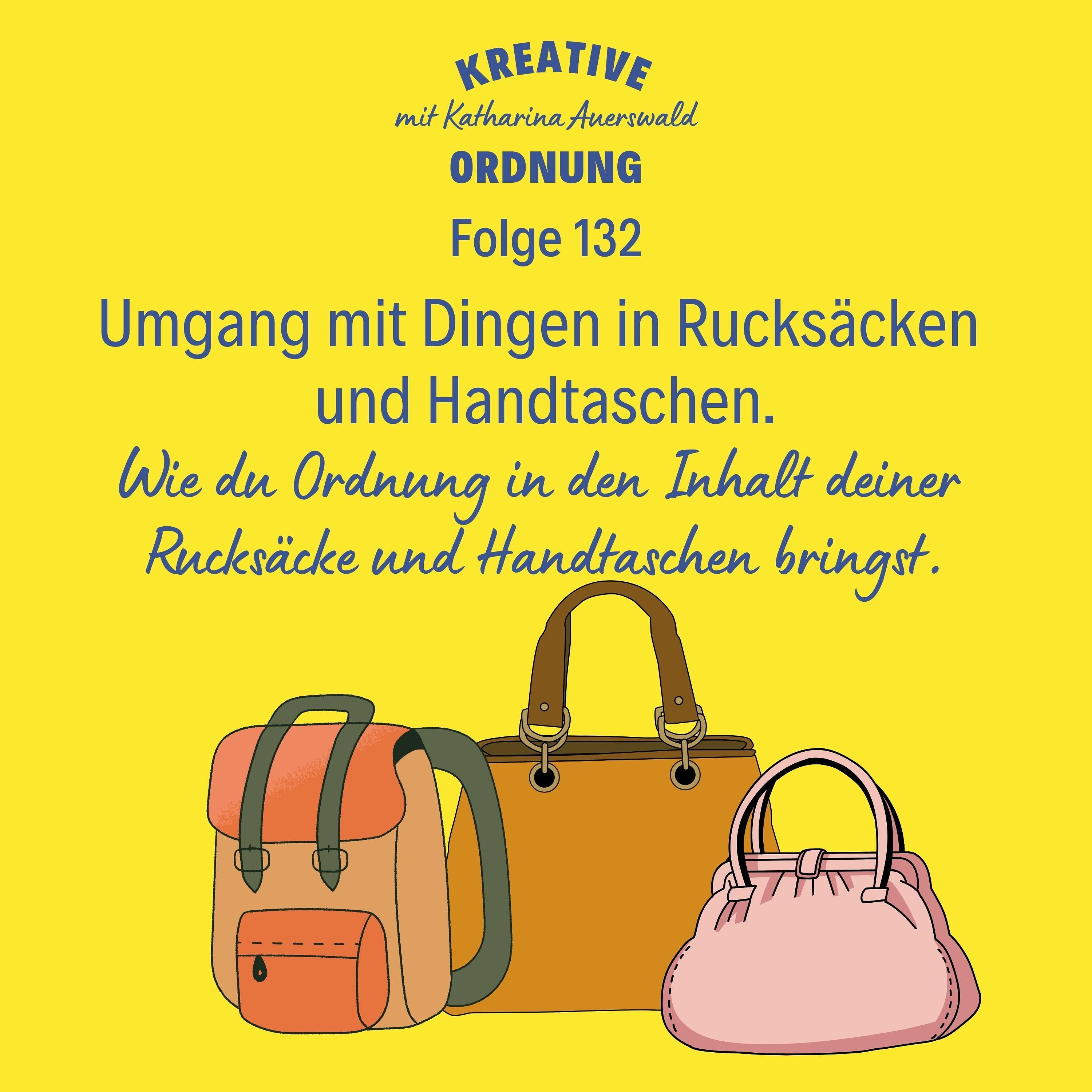 Umgang mit Dingen in Rucksäcken und Handtaschen (#132)