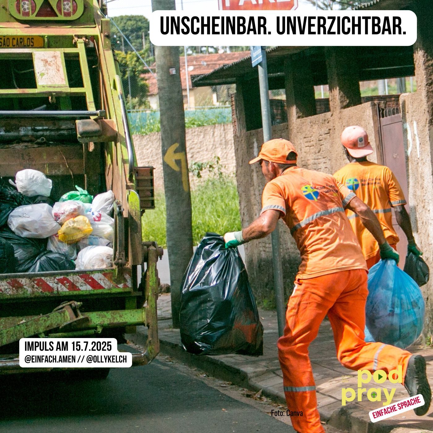 Unscheinbar. Unverzichtbar. (15.7.2025)