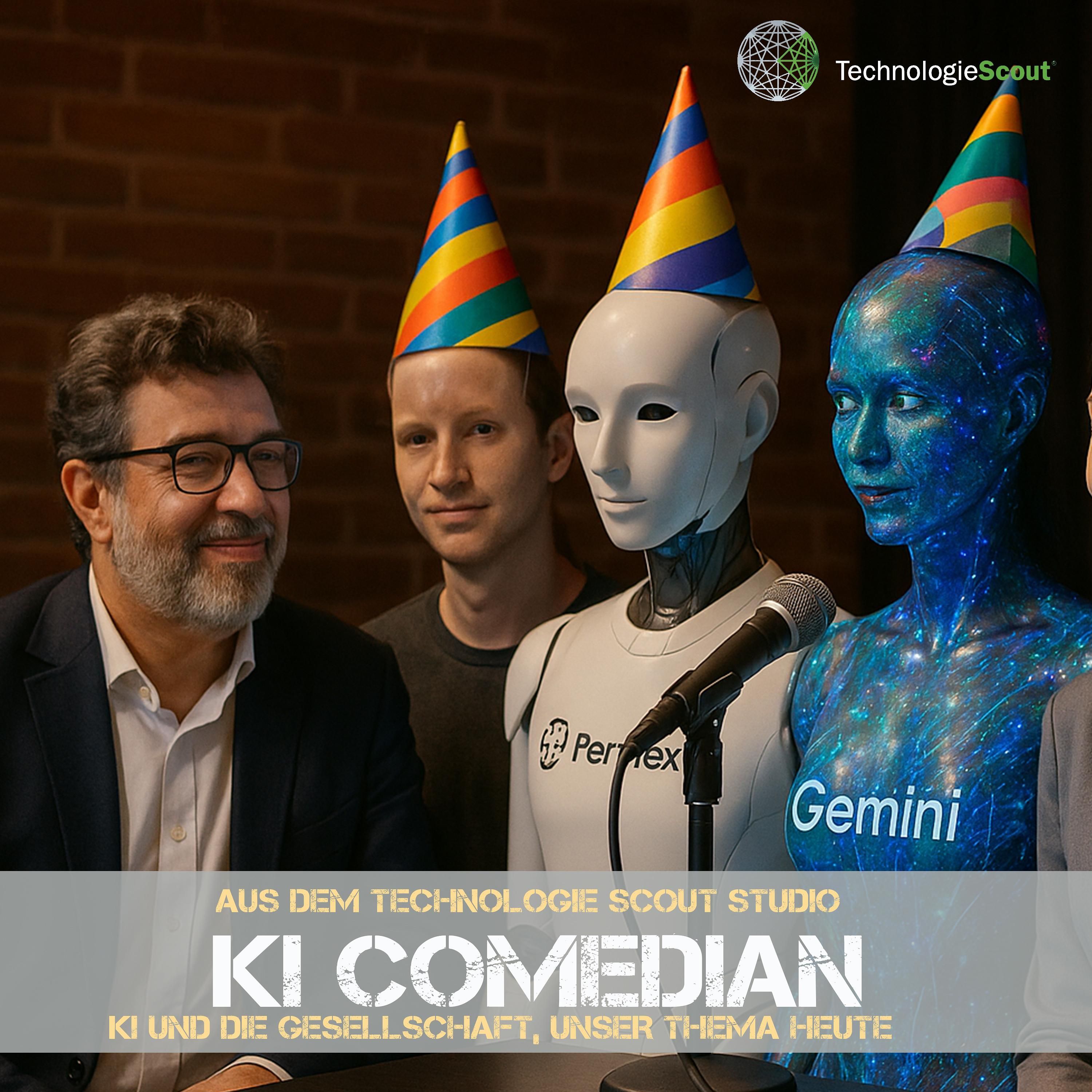 Unser Thema: "Mensch vs. Maschine - Comedian"