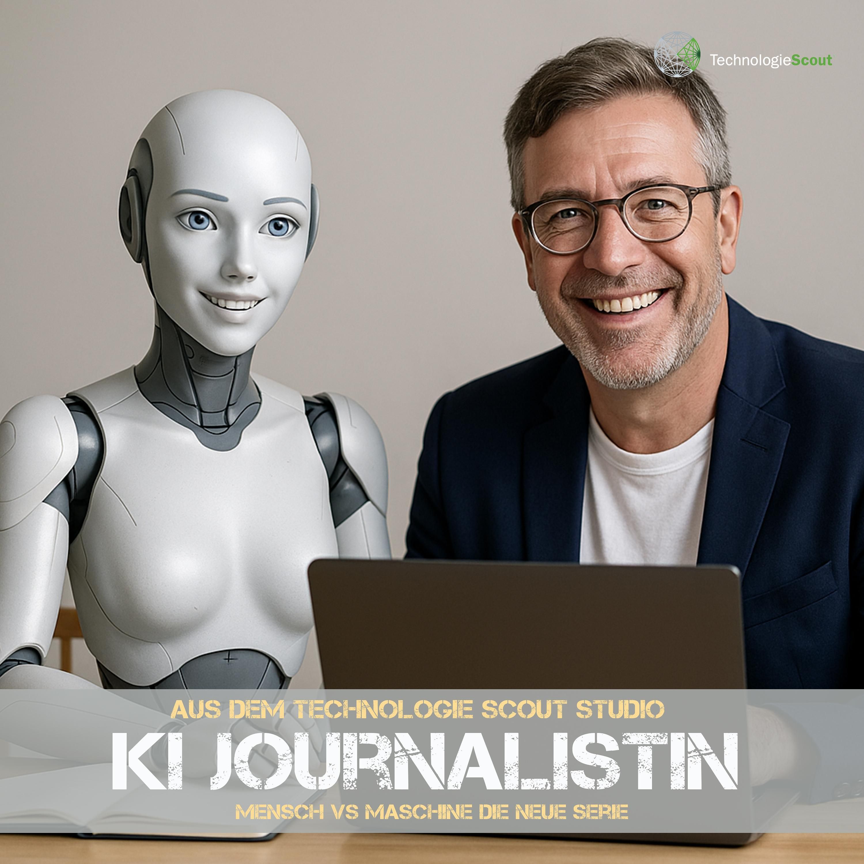 Unser Thema: "Mensch vs. Maschine - KI als Journalistin"