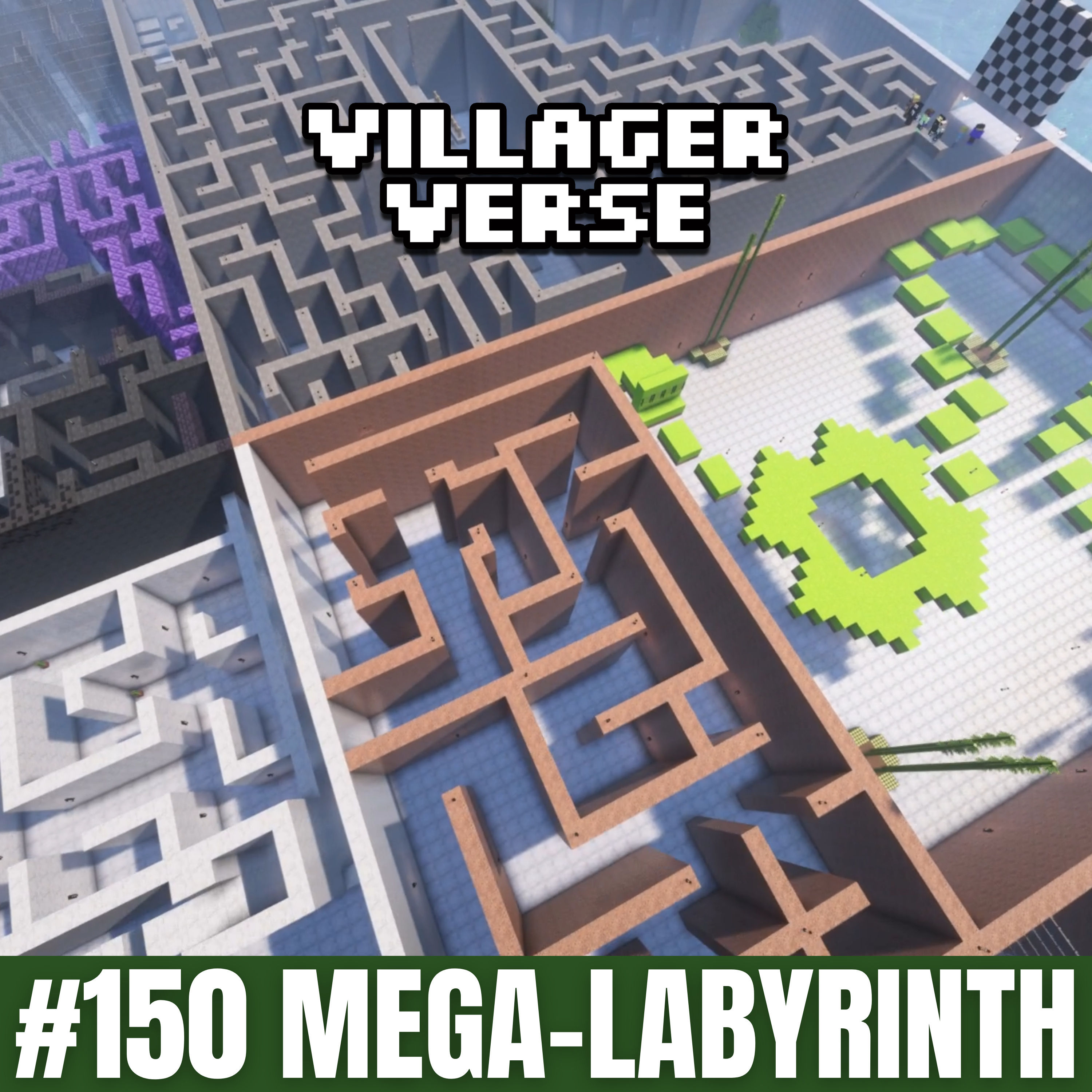 Unsere Community im 150x150 Mega-Labyrinth! 🧊 #150