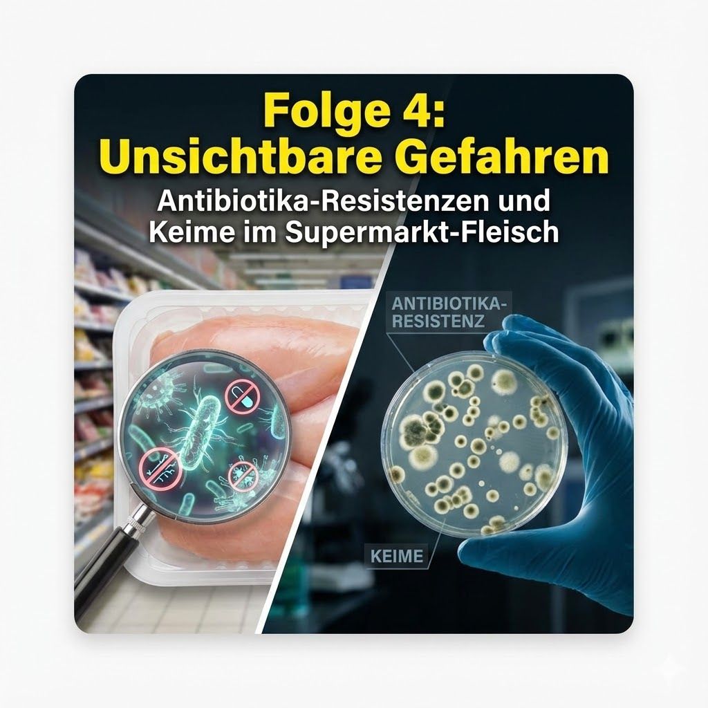 Unsichtbare Gefahren – Antibiotika-Resistenzen und Keime im Supermarkt-Fleisch (Folge 04)