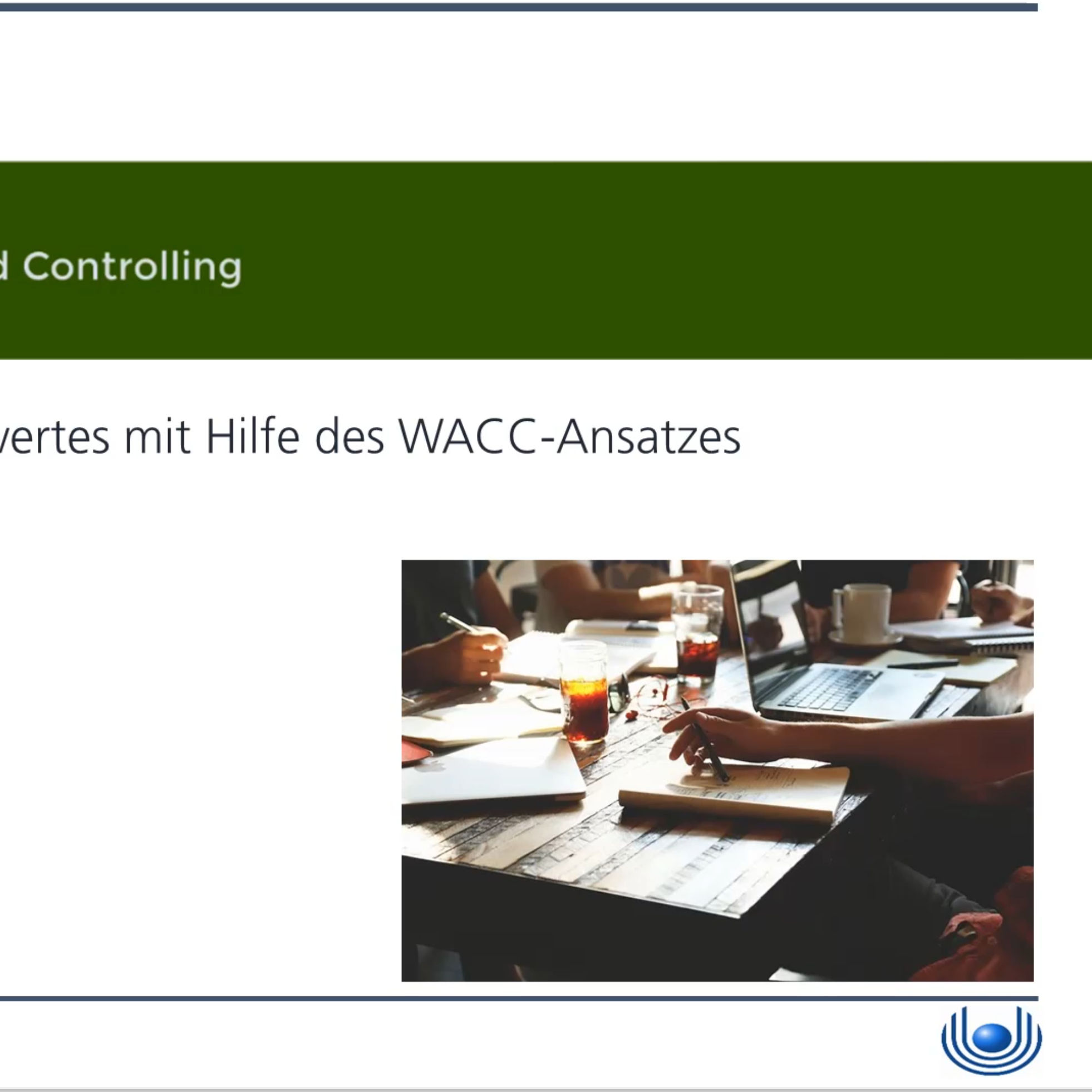 Unternehmenswert (WACC-Ansatz)