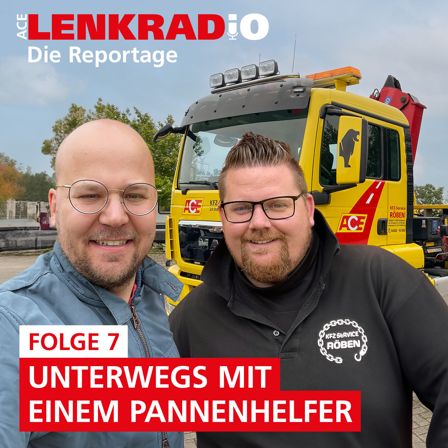 Unterwegs mit einem Pannenhelfer