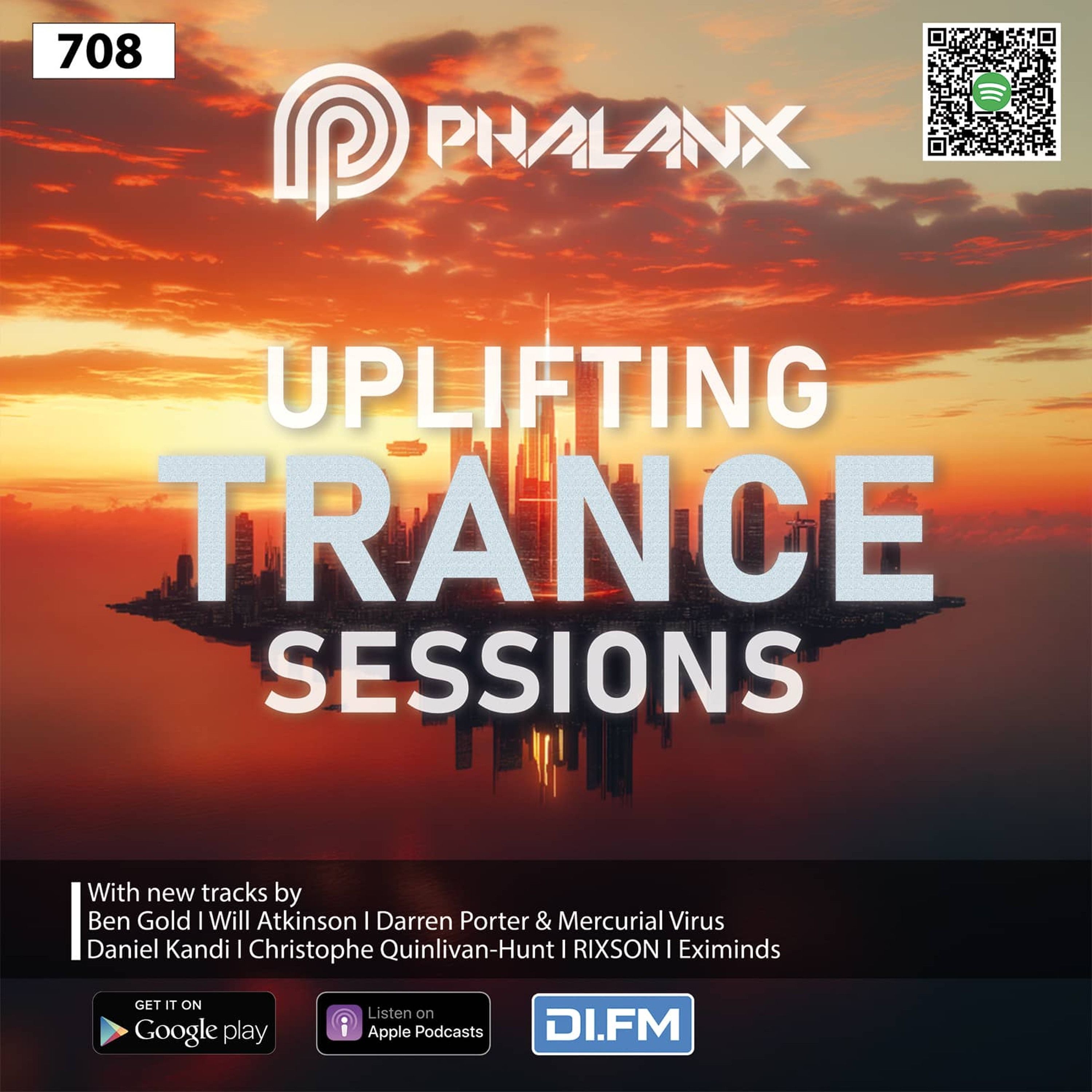 Uplifting Trance Sessions EP. 708 with DJ Phalanx 👉 (Trance Podcast)