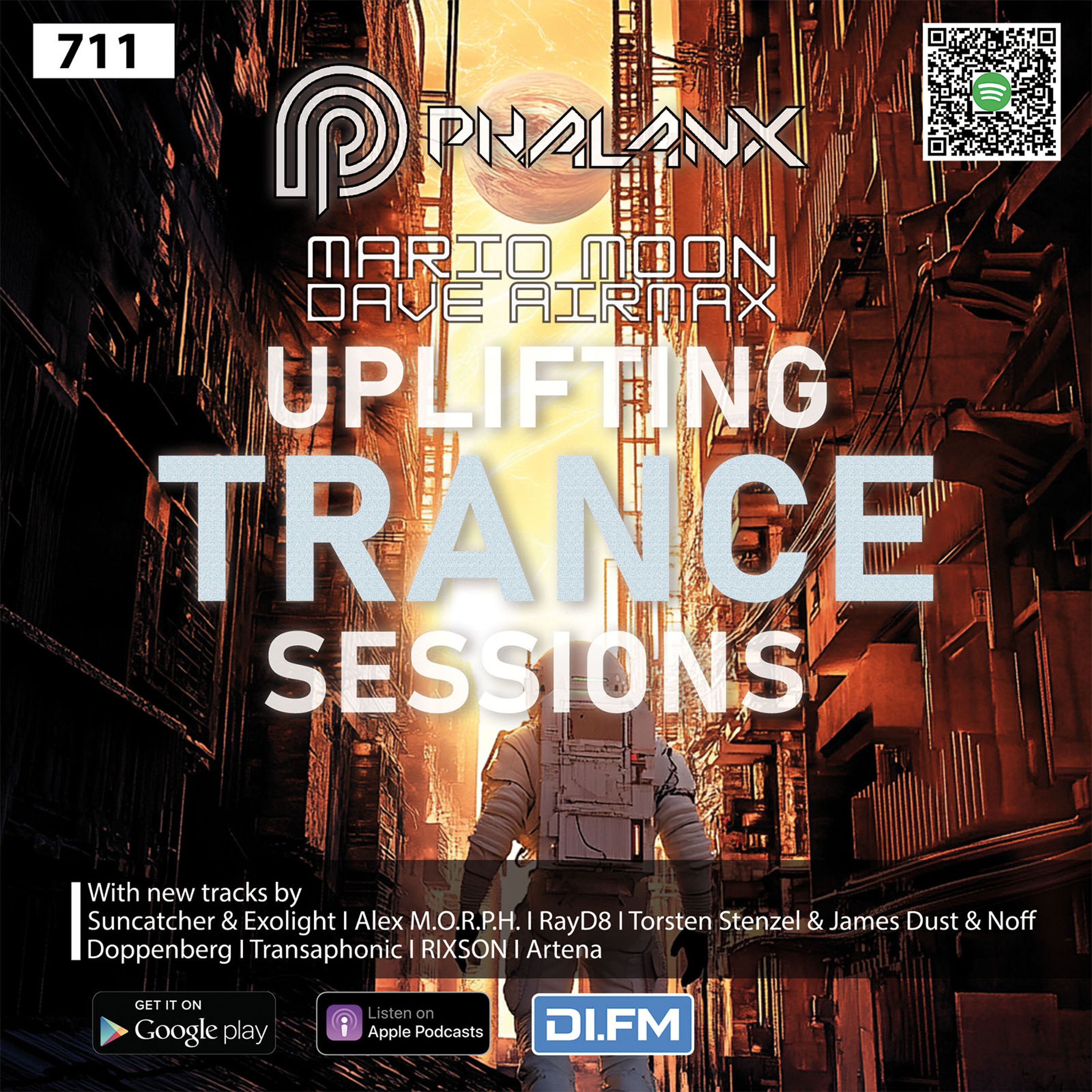 Uplifting Trance Sessions EP. 711 with DJ Phalanx & Mario Moon & Dave AirmaX 🎧 (Trance Podcast)
