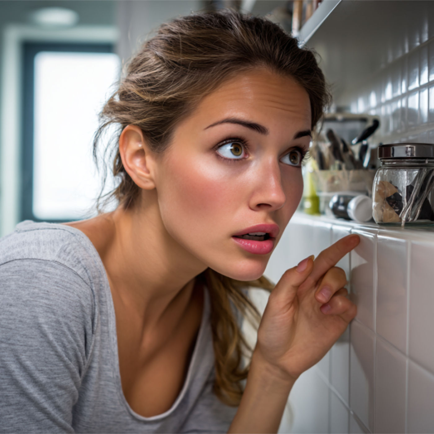 Versteckte Kamera im Bad