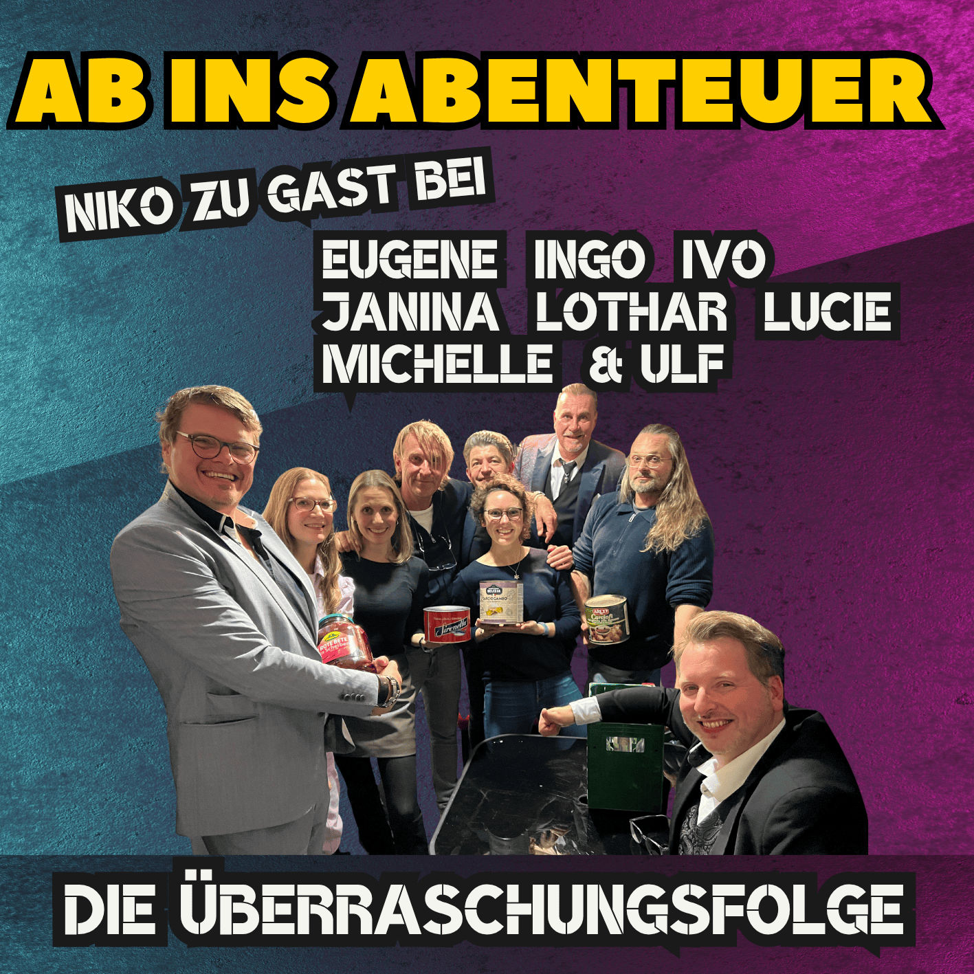 Vertauschte Rollen - 1 Mikro & 8 Fragesteller ! Die Entertainment -Überraschungsfolge voller Spass und Emotionen | 21