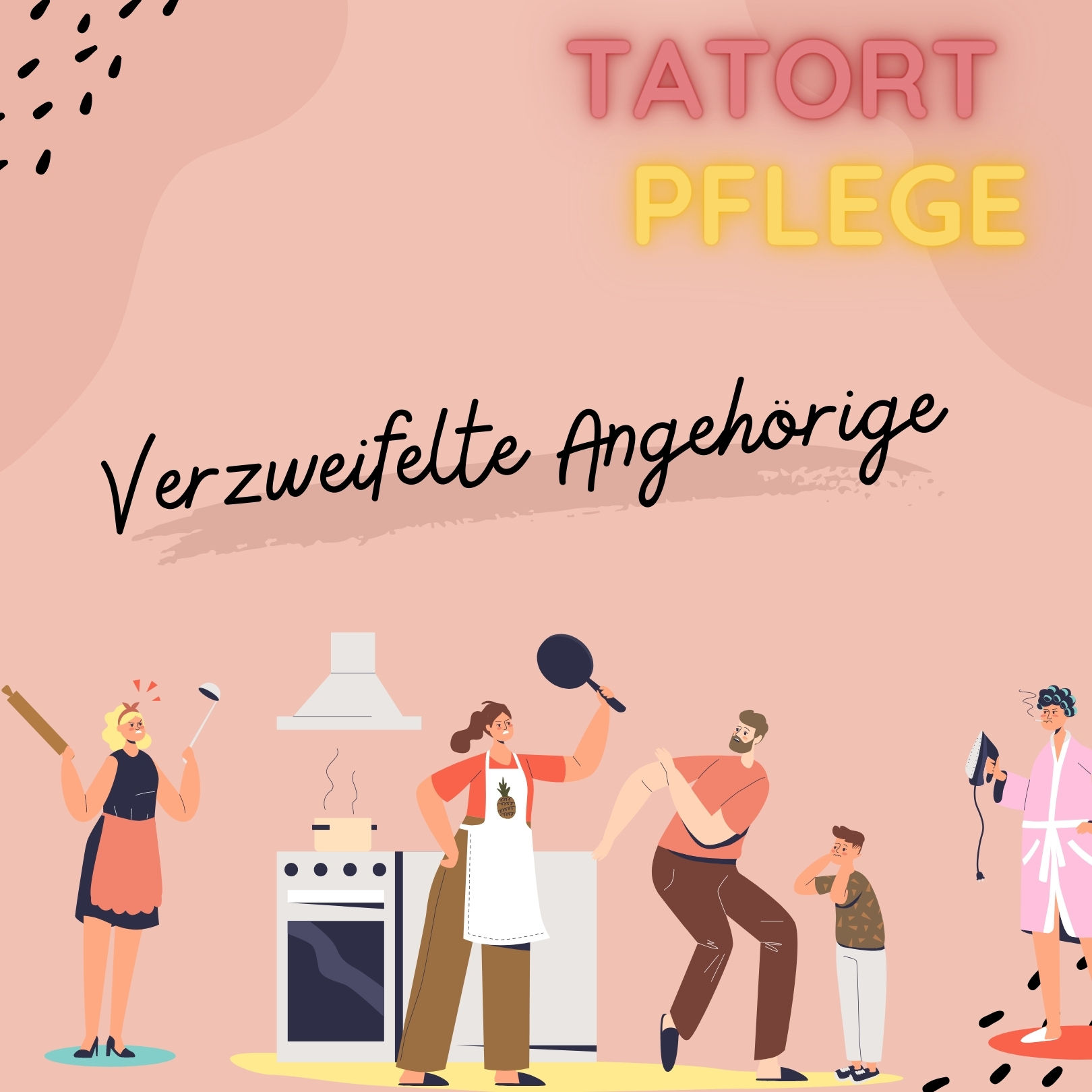 Verzweifelte Angehörige