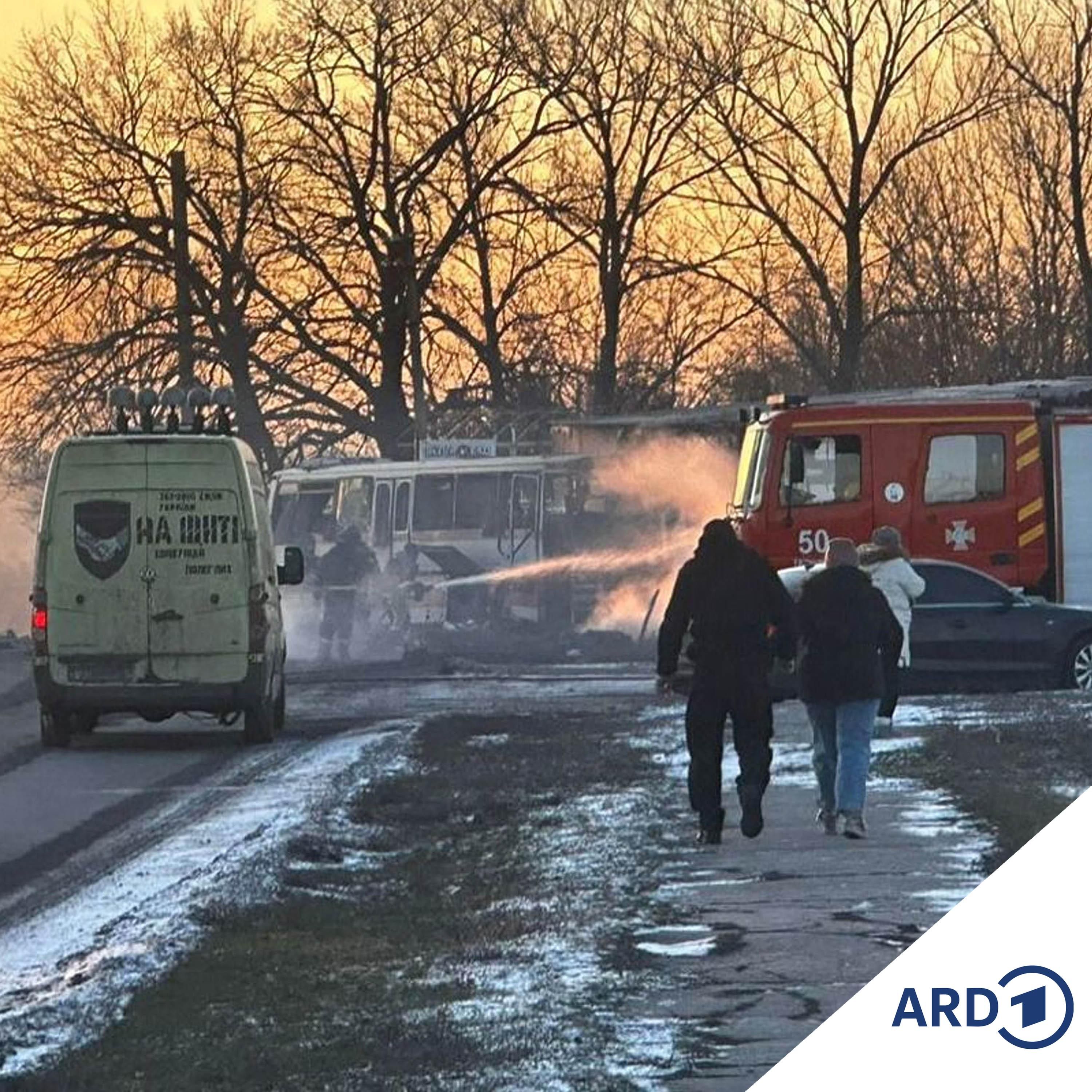 Viele Tote bei russischen Drohnenangriffen in der Ukraine