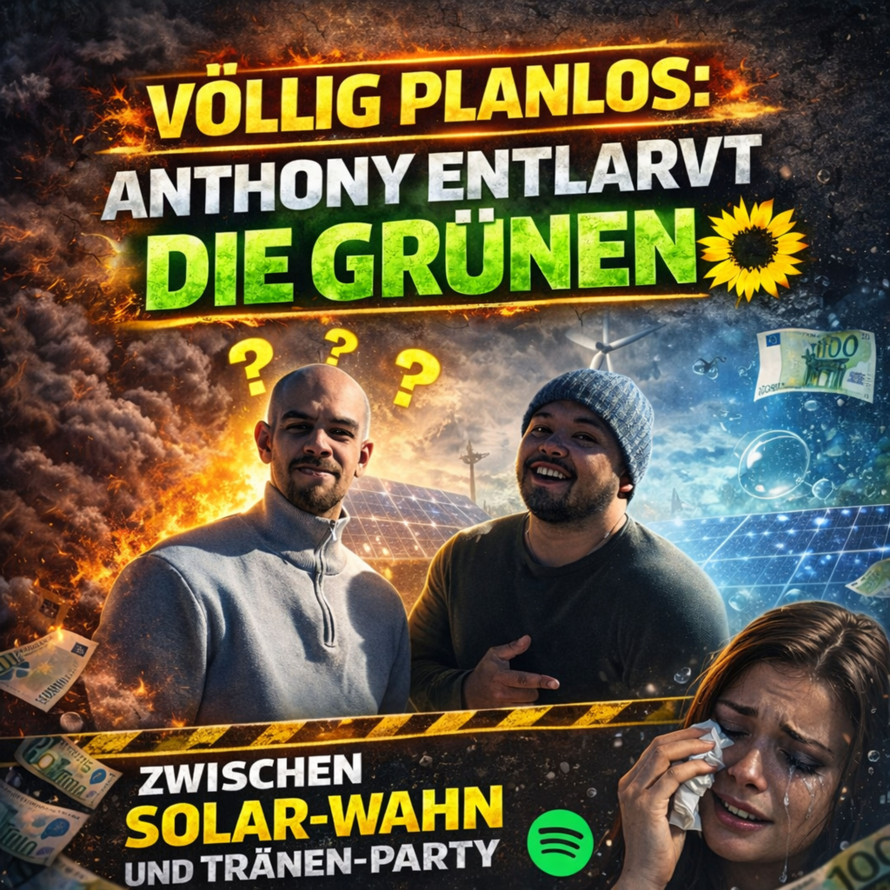 Völlig planlos: Anthony entlarvt die Grünen – Zwischen Solar-Wahn und Tränen-Party! Folge 8