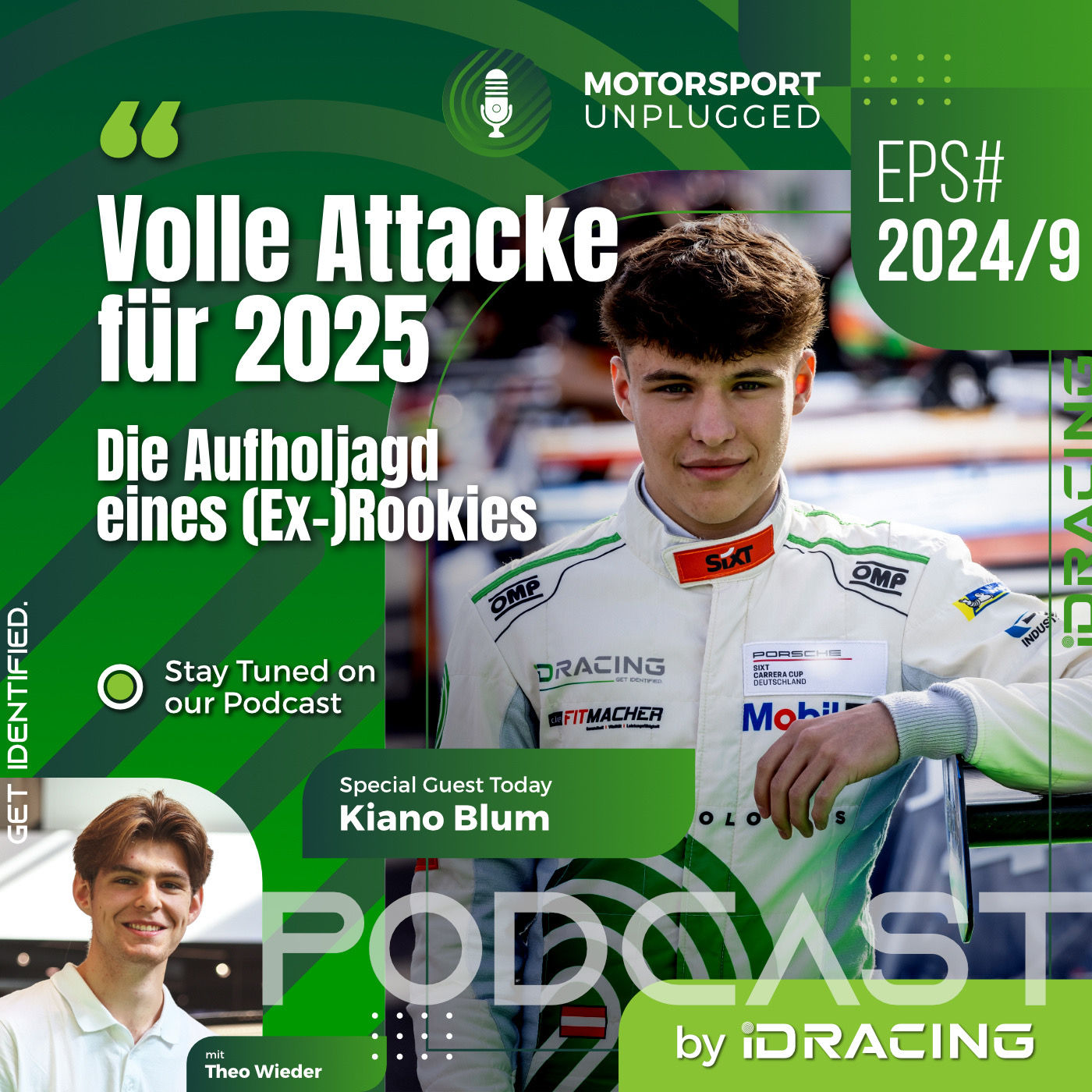 Volle Attacke für 2025 - Kiano Blum und der Sixt Porsche Carrera Cup
