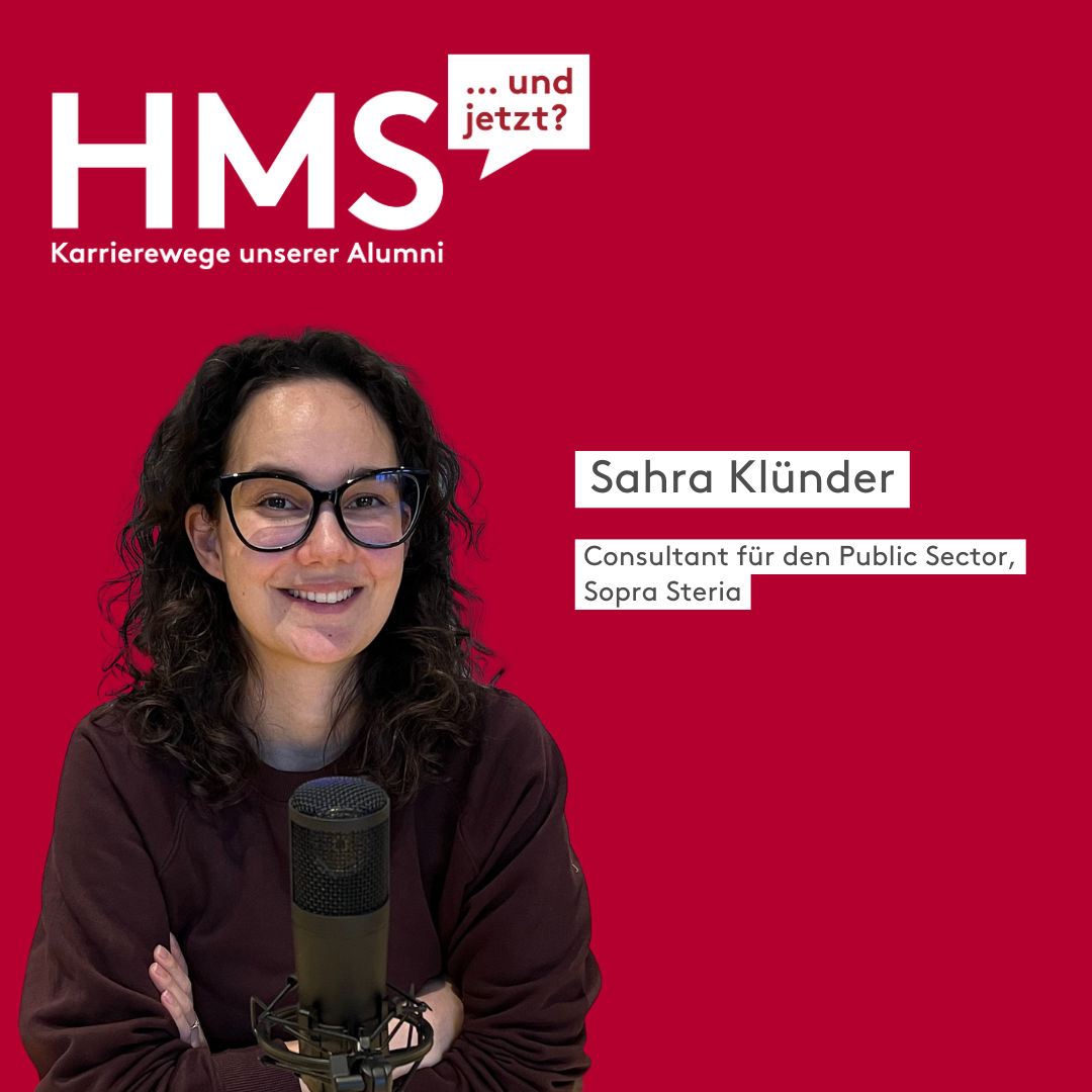 Von den Kulturwissenschaften zum Medienmanagement | Sahra Klünder, Consultant für den Public Sector, Sopra Steria