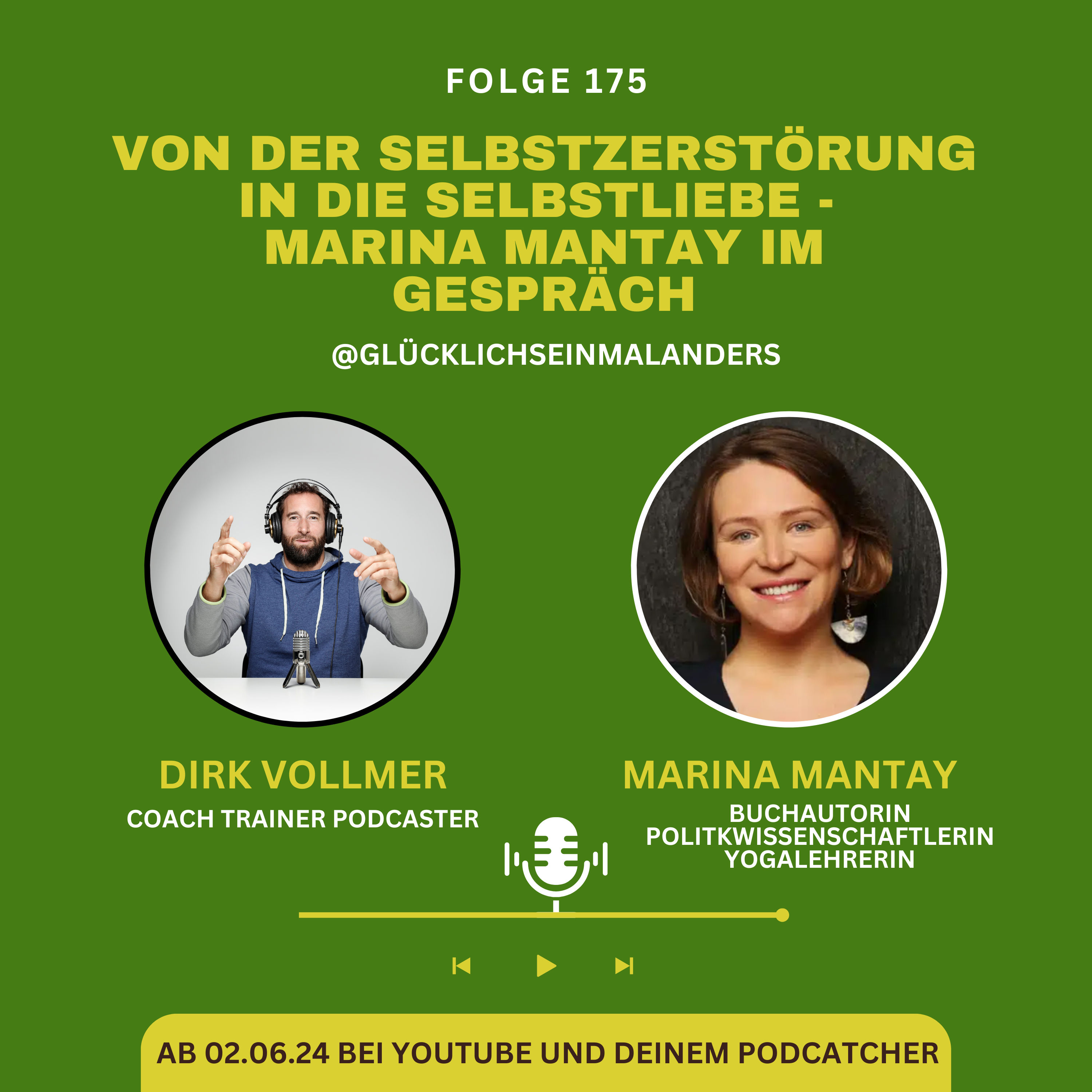Von der Selbstzerstörung in die Selbstliebe - Marina Mantay im Gespräch