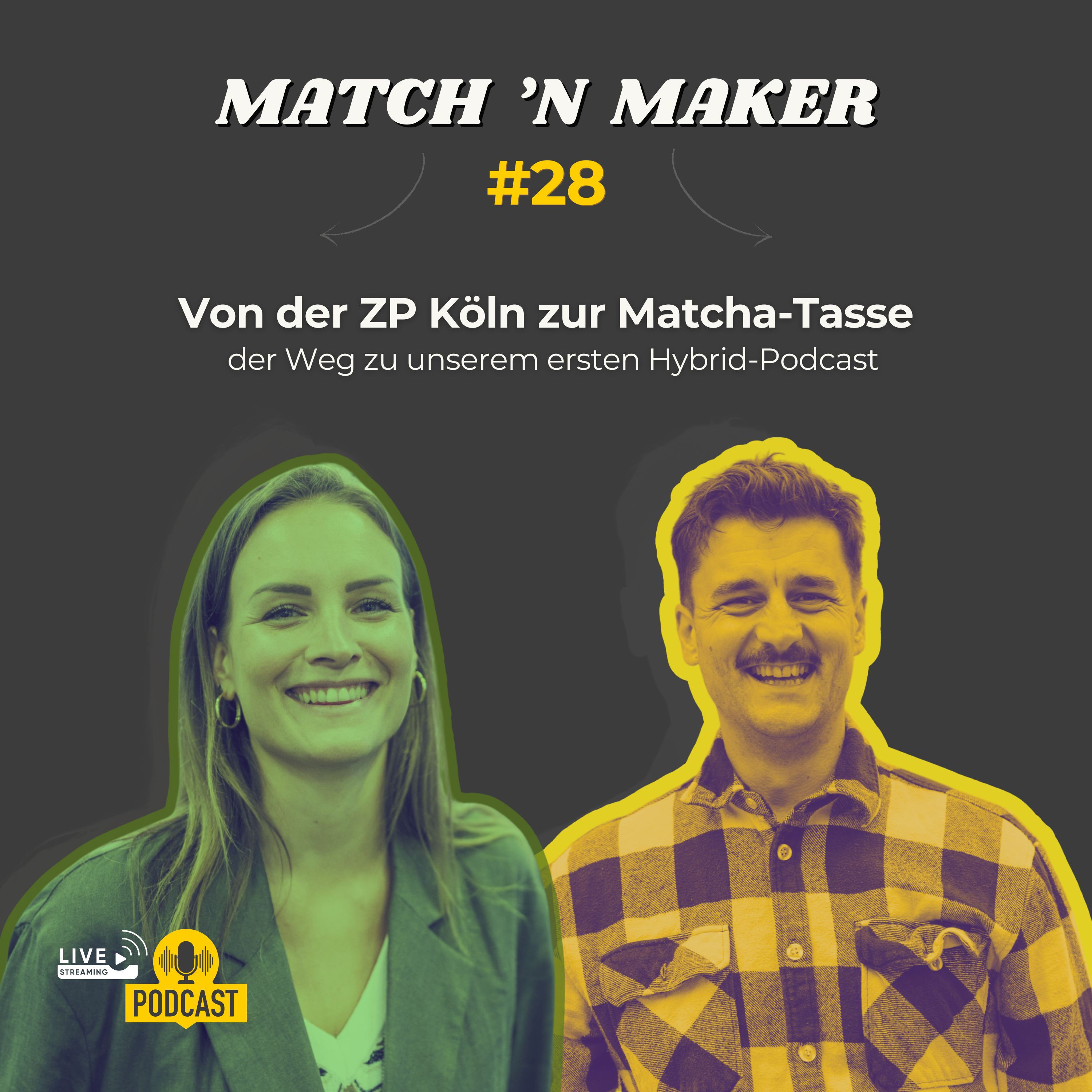 Von der ZP Köln zur Matcha-Tasse – der Weg zu unserem ersten Hybrid-Podcast