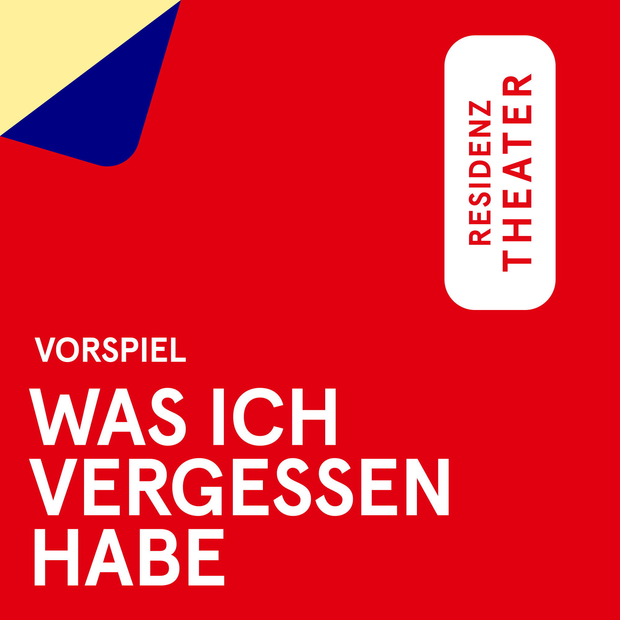 VORSPIEL: Was ich vergessen habe