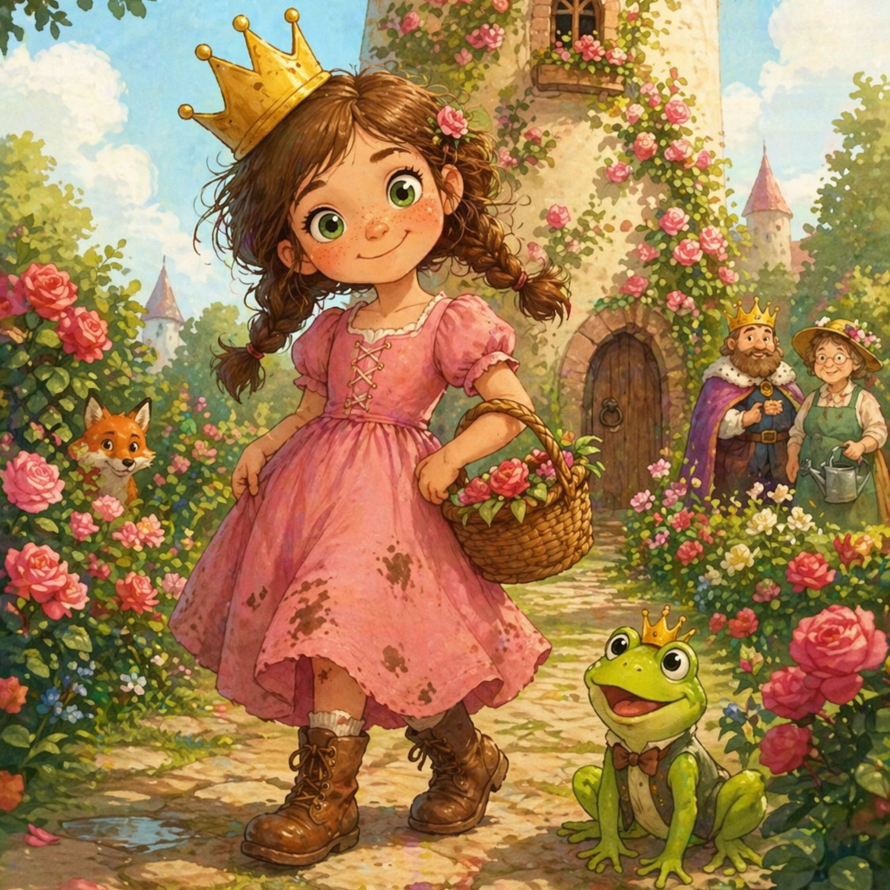 Vorstellung von "Pippa, der Prinzessin vom Rosenturm" | „Gute Nacht“-Geschichte”