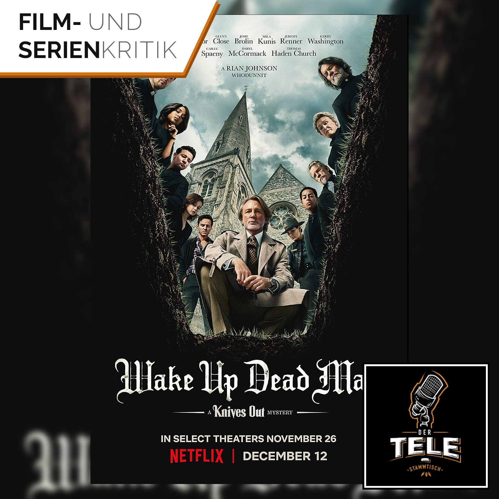 Wake Up, Dead Man - A Knives Out Mystery (Netflix) | Benoit Blanc is back