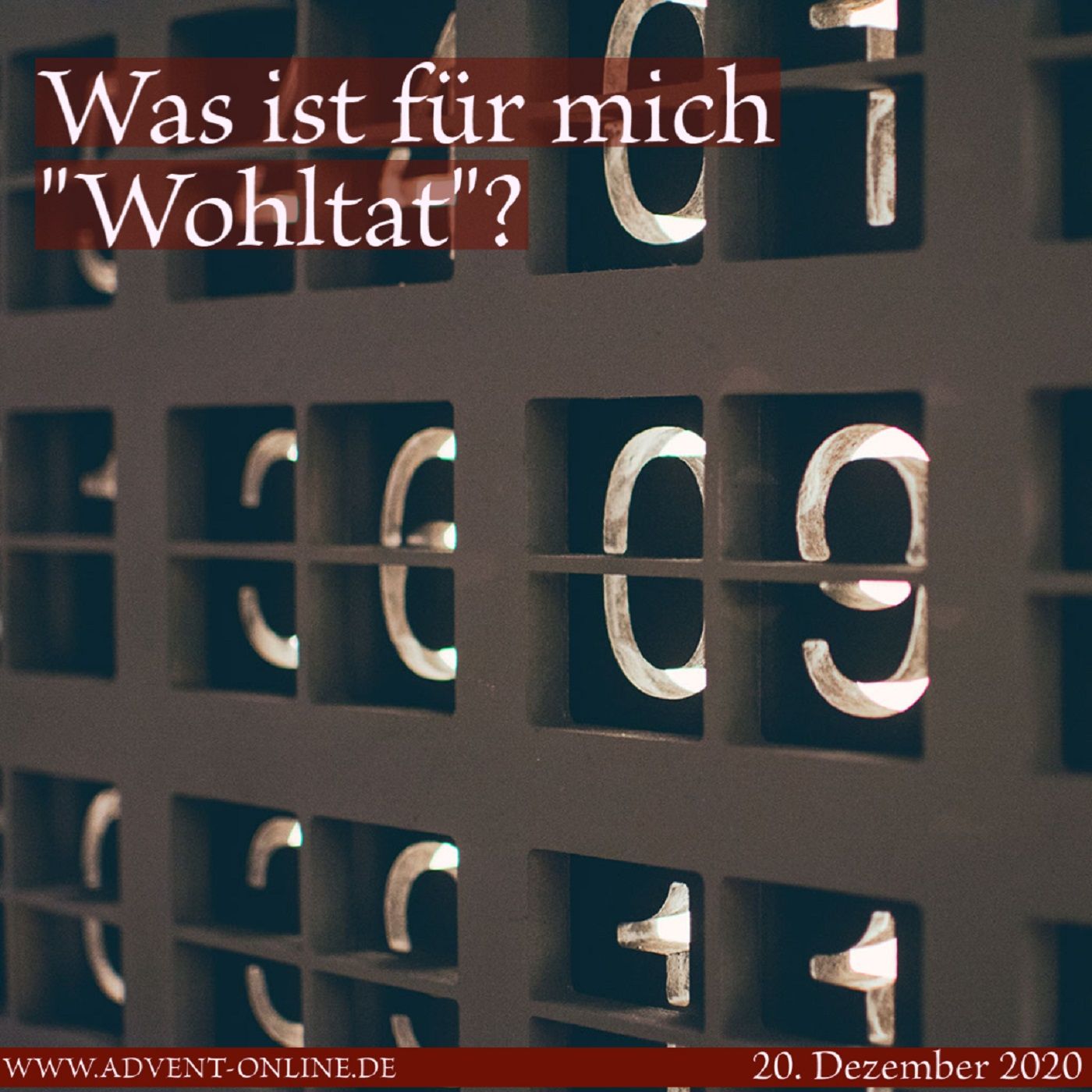 Wartenummer 56 - Impuls 20.12.2021