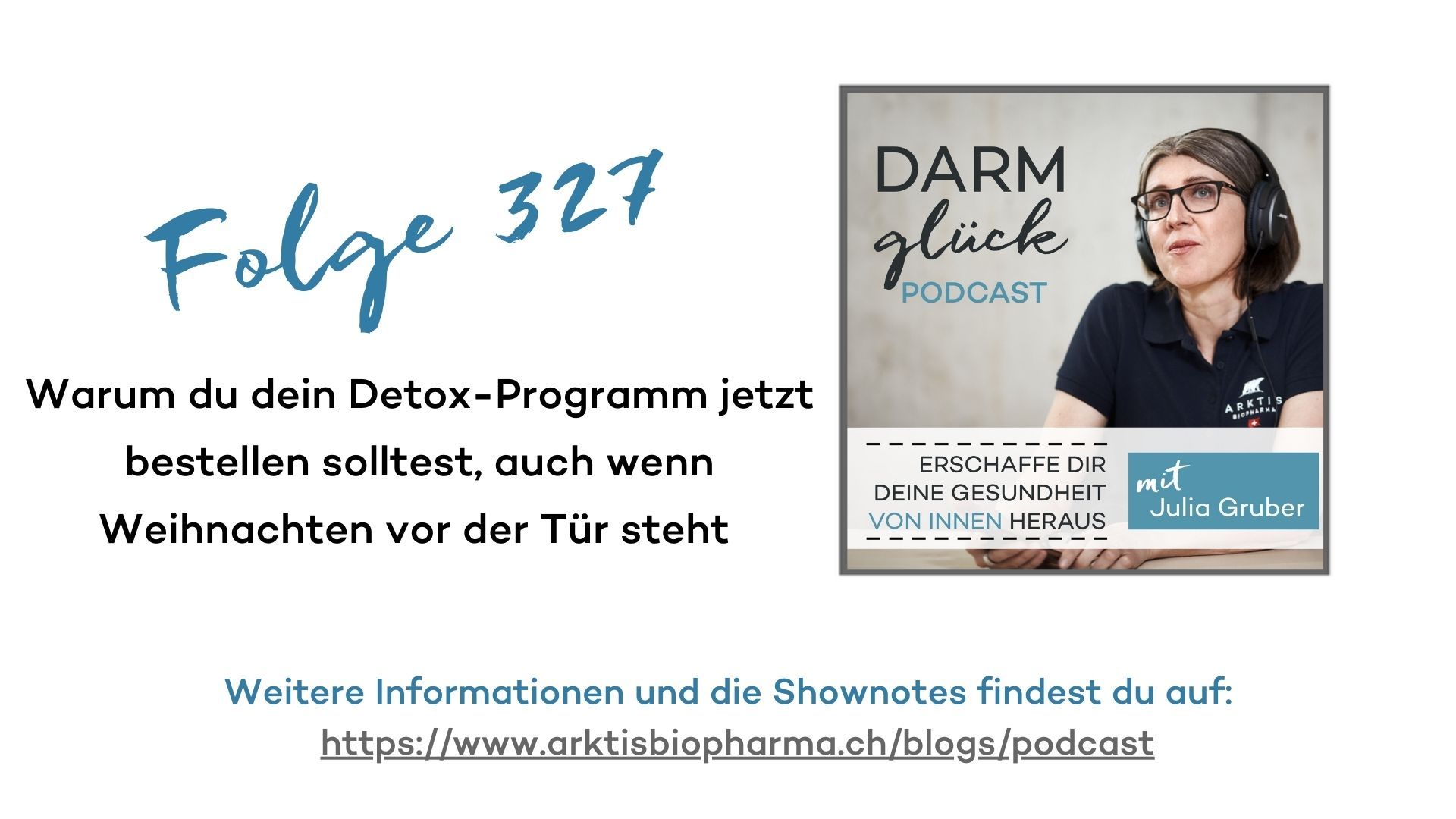 Warum du dein Detox-Programm jetzt bestellen solltest, auch wenn Weihnachten vor der Tür steht (DG327)