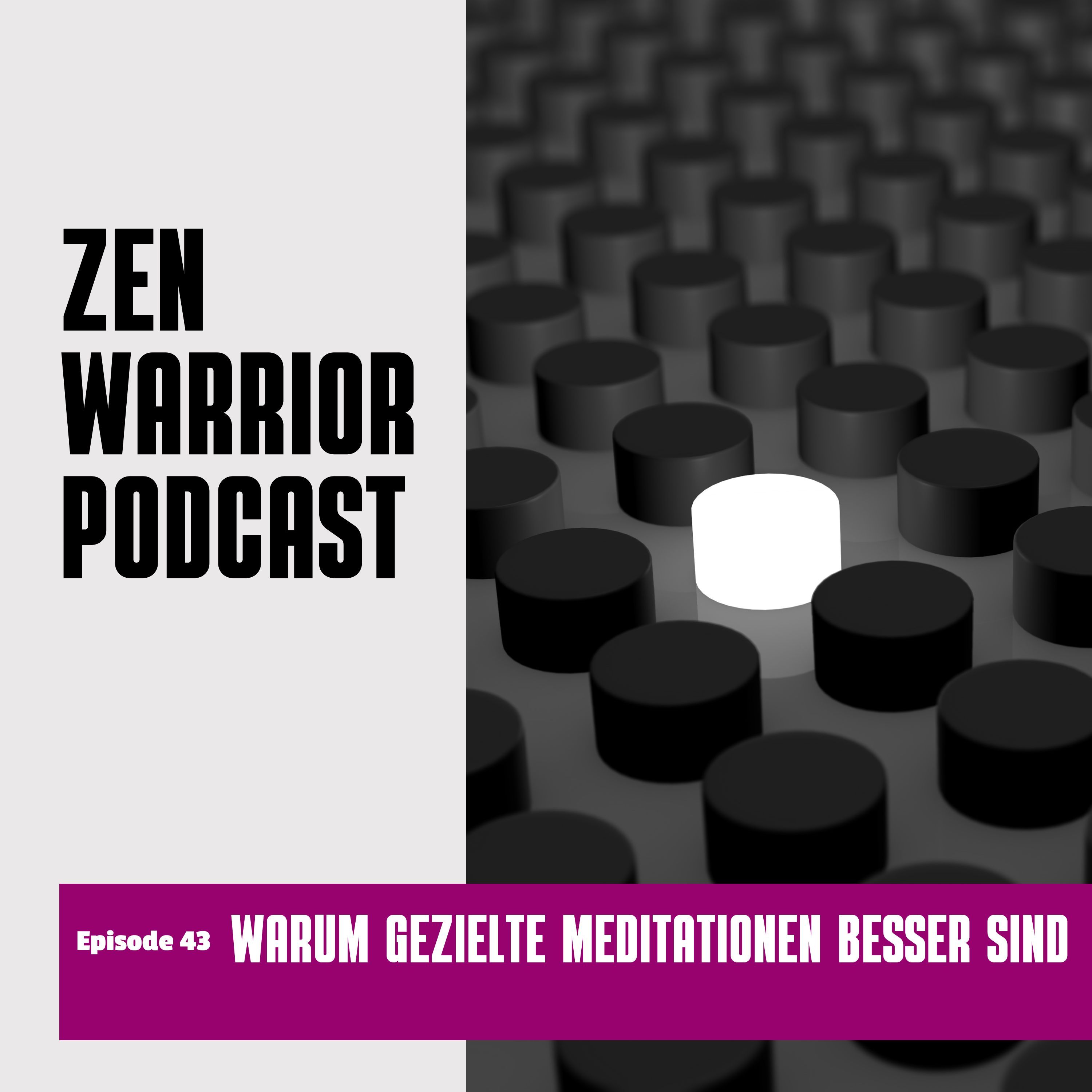 Warum gezielte Meditationen effizienter sind: Zen Warrior Podcast Episode #43