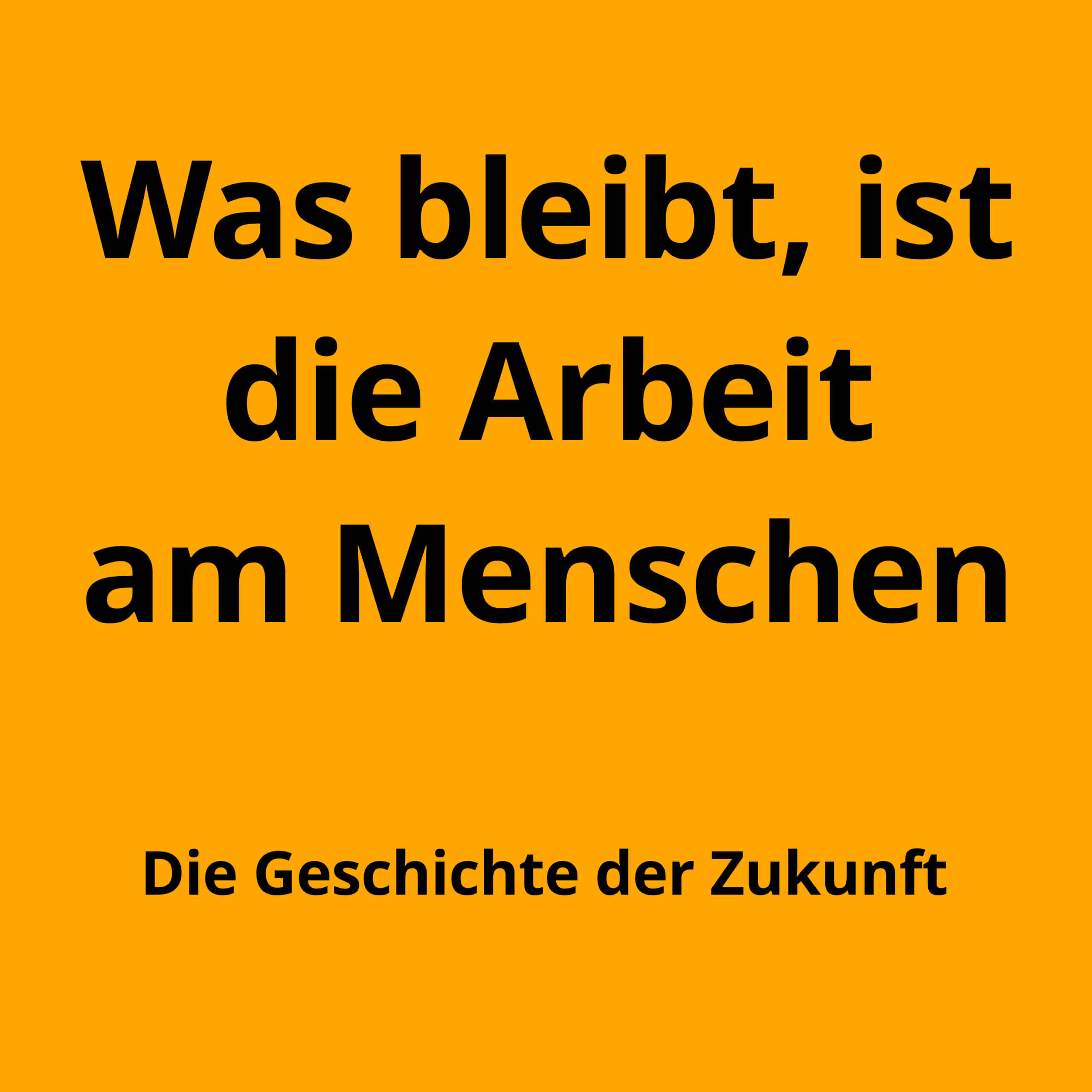 Was den Menschen ausmacht, tritt ins Zentrum