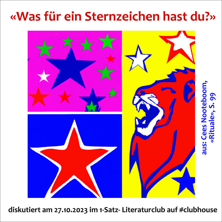 «Was für ein Sternzeichen hast du?»