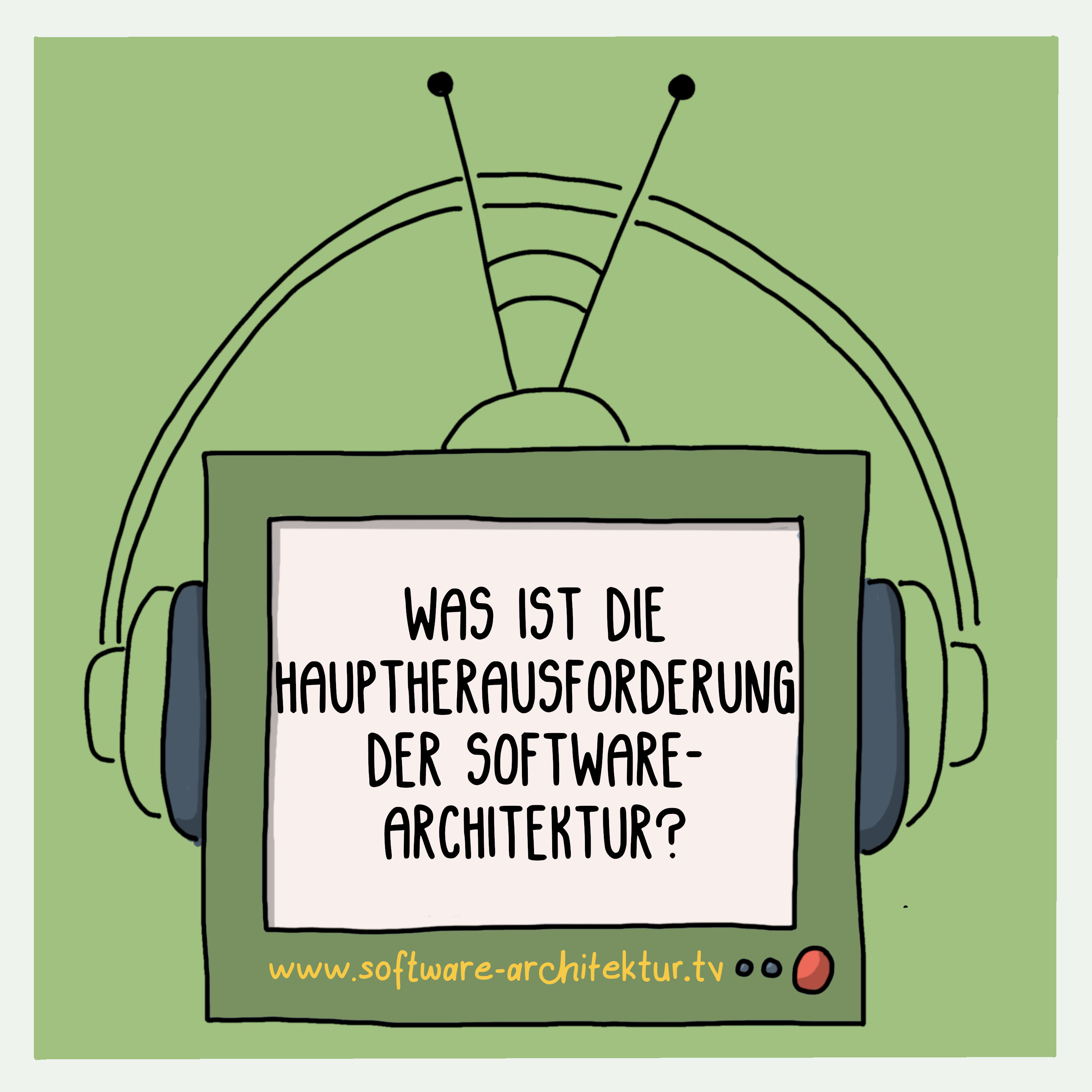 Was ist die Hauptherausforderung der Software-Architektur?