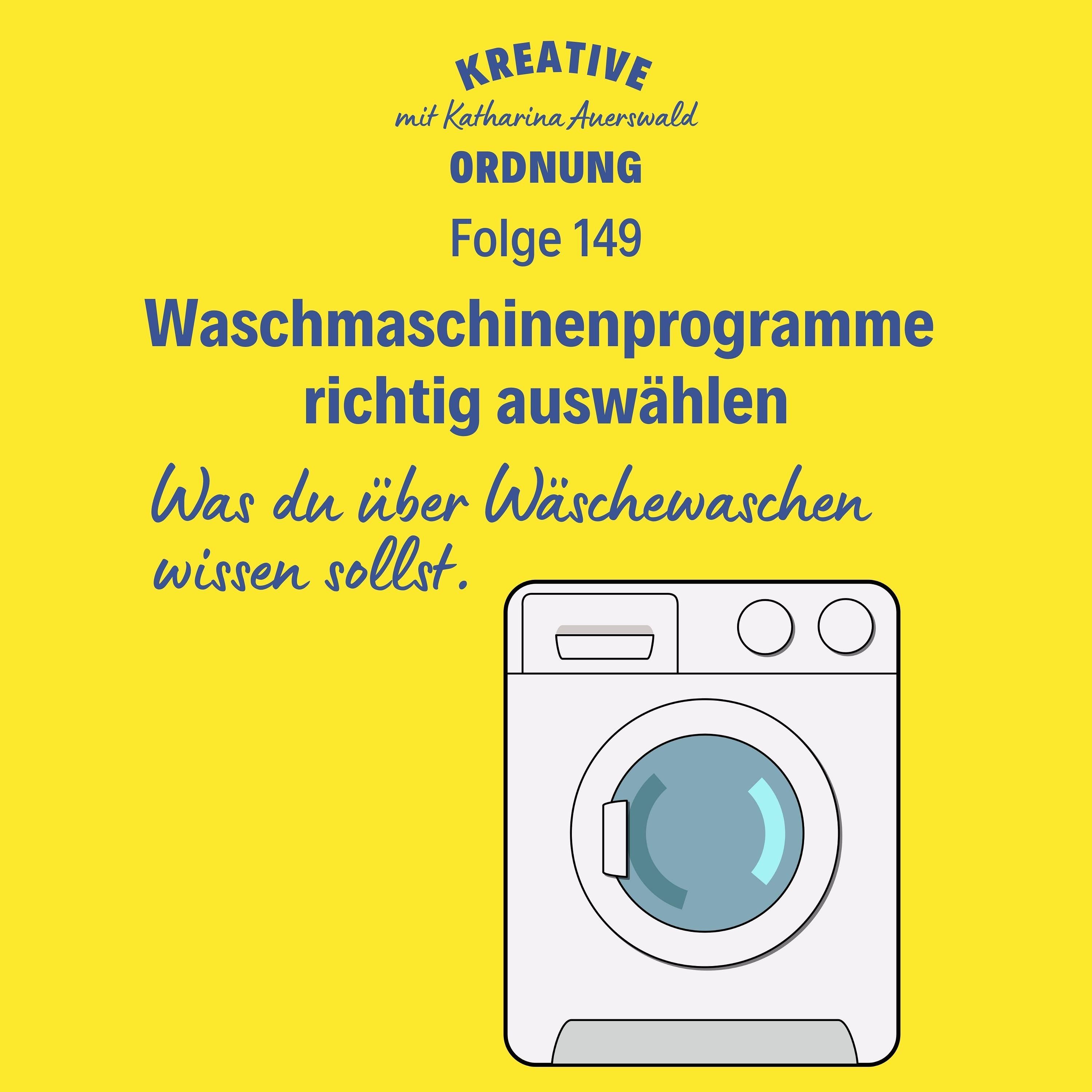Waschmaschinenprogramme richtig auswählen (Folge 149)