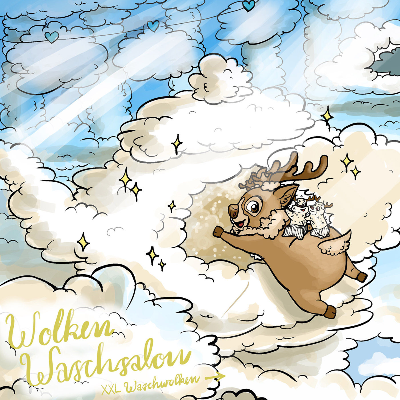 Weihnachtszeit im Wolken-Waschsalon