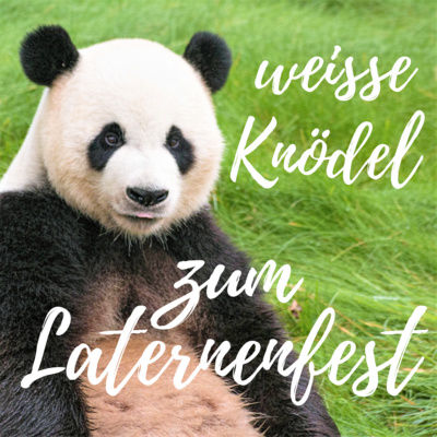 Weiße Knödel zum Laternenfest