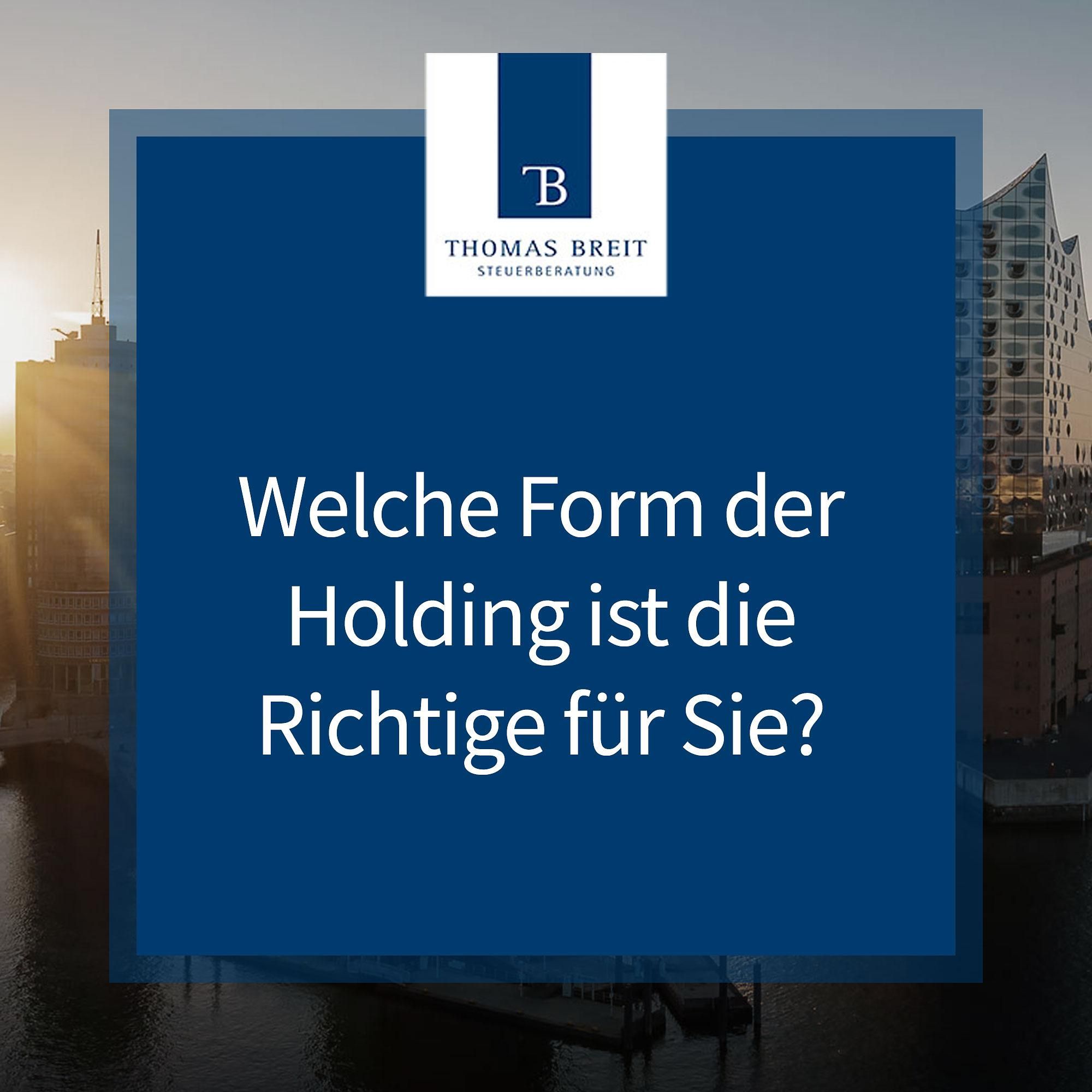 Welche Form der Holding ist die Richtige für Sie? | Thomas Breit Steuerberatung