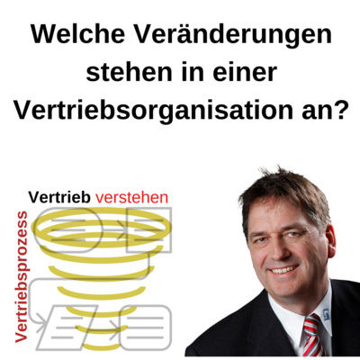 Welche Veränderungen stehen in einer Vertriebsorganisation an?