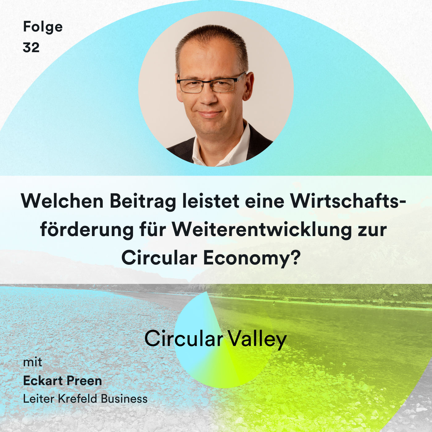 Welchen Beitrag leistet eine Wirtschaftsförderung für Weiterentwicklung zur Circular Economy? – Eckart Preen von Krefeld Business über Healthy Building Movement, Gründungszentrum, Kooperationen und Circular Construction