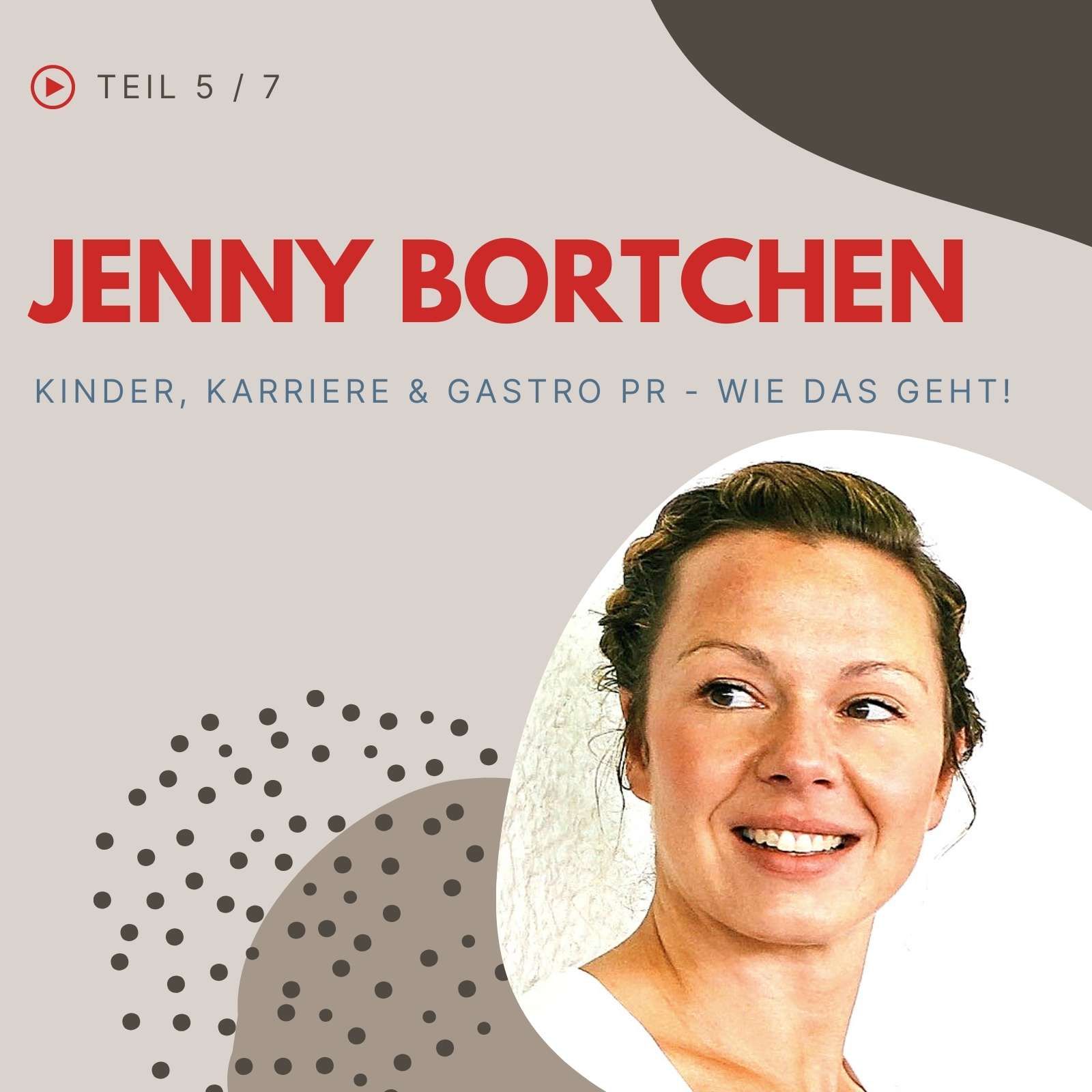 Weltfrauenwoche 5/7 - Jenny Bortchen: Kind, Karriere & Gastro PR - wie das geht!