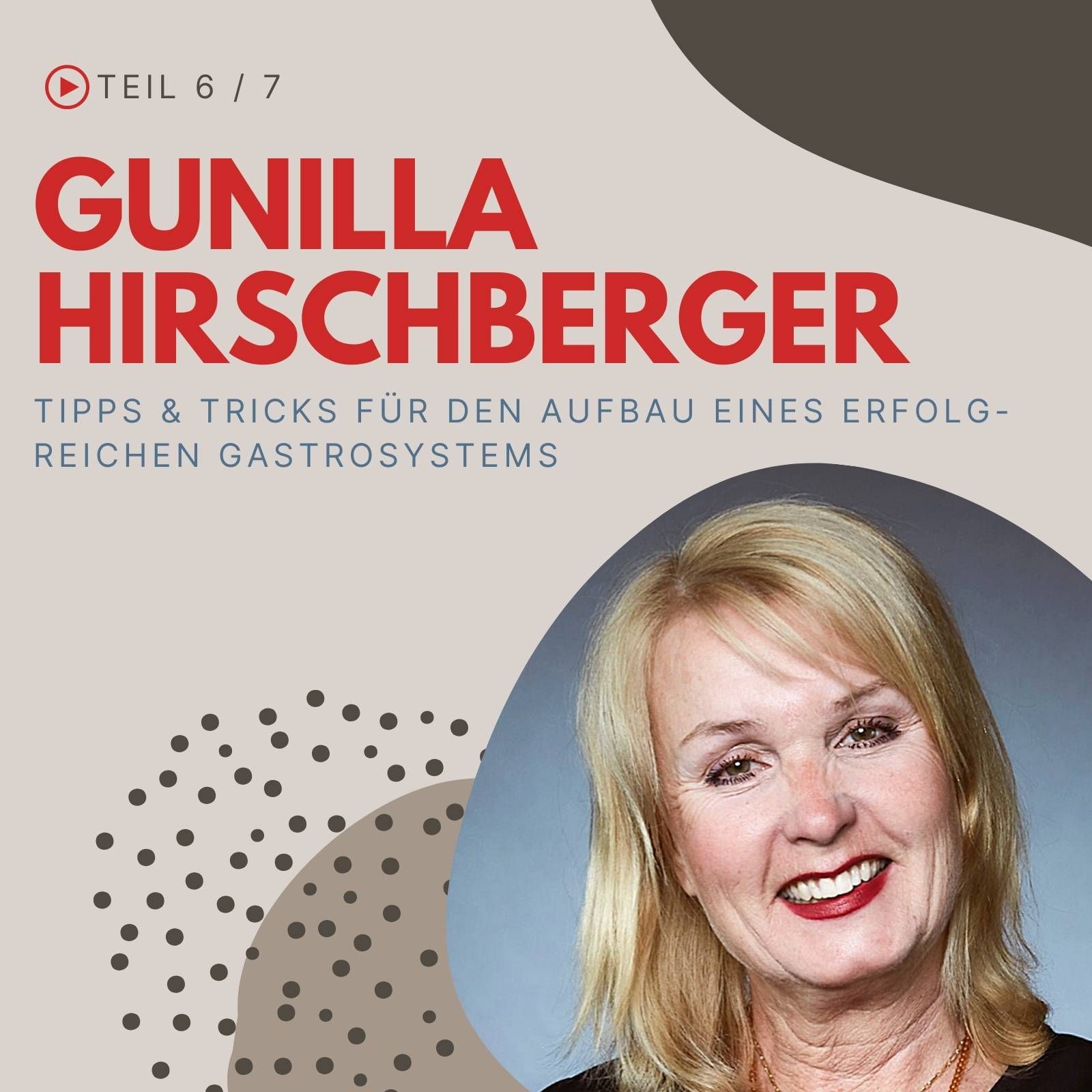 Weltfrauenwoche 6/7 - Gunilla Hirschberger: Tipps & Tricks für den Aufbau eines erfolgreichen Gastrosystems
