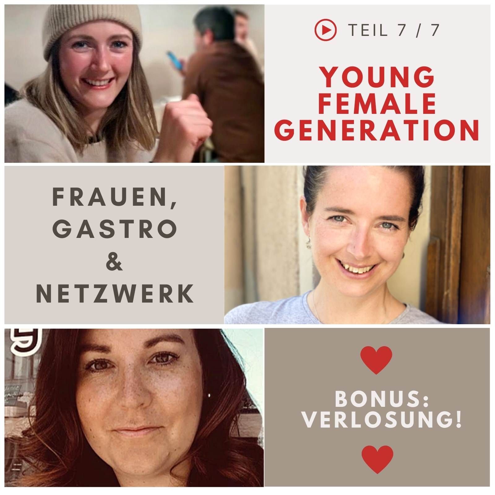 Weltfrauenwoche 7/7 - die Young Female Gastro Generation: warum du als Frau unbedingt netzwerken solltest!
