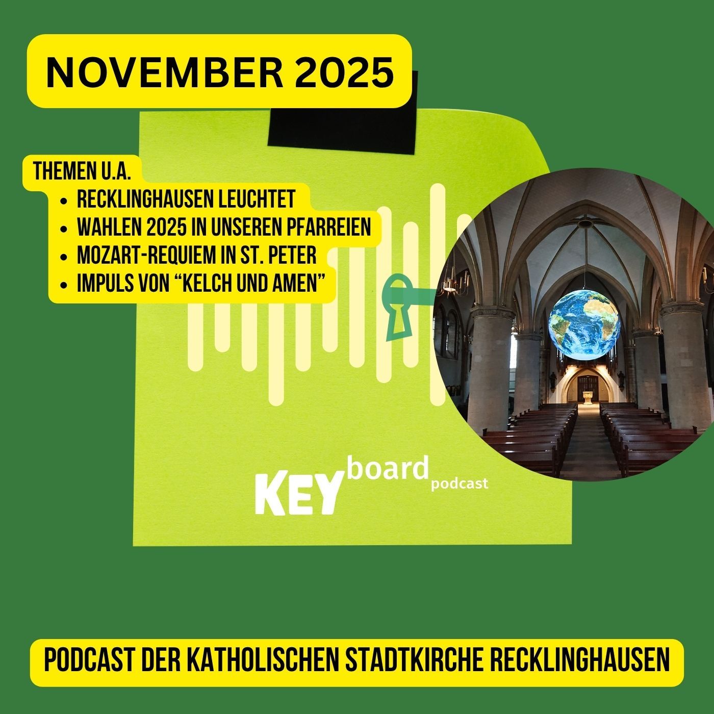 Weltkugel in St. Peter - Wahlen 2025 - Impuls zum Rosenkranz (31.10.2025)