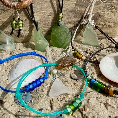 Wenn Glasmüll zu Schmuck wird - Projekt Seeglas Bodensee