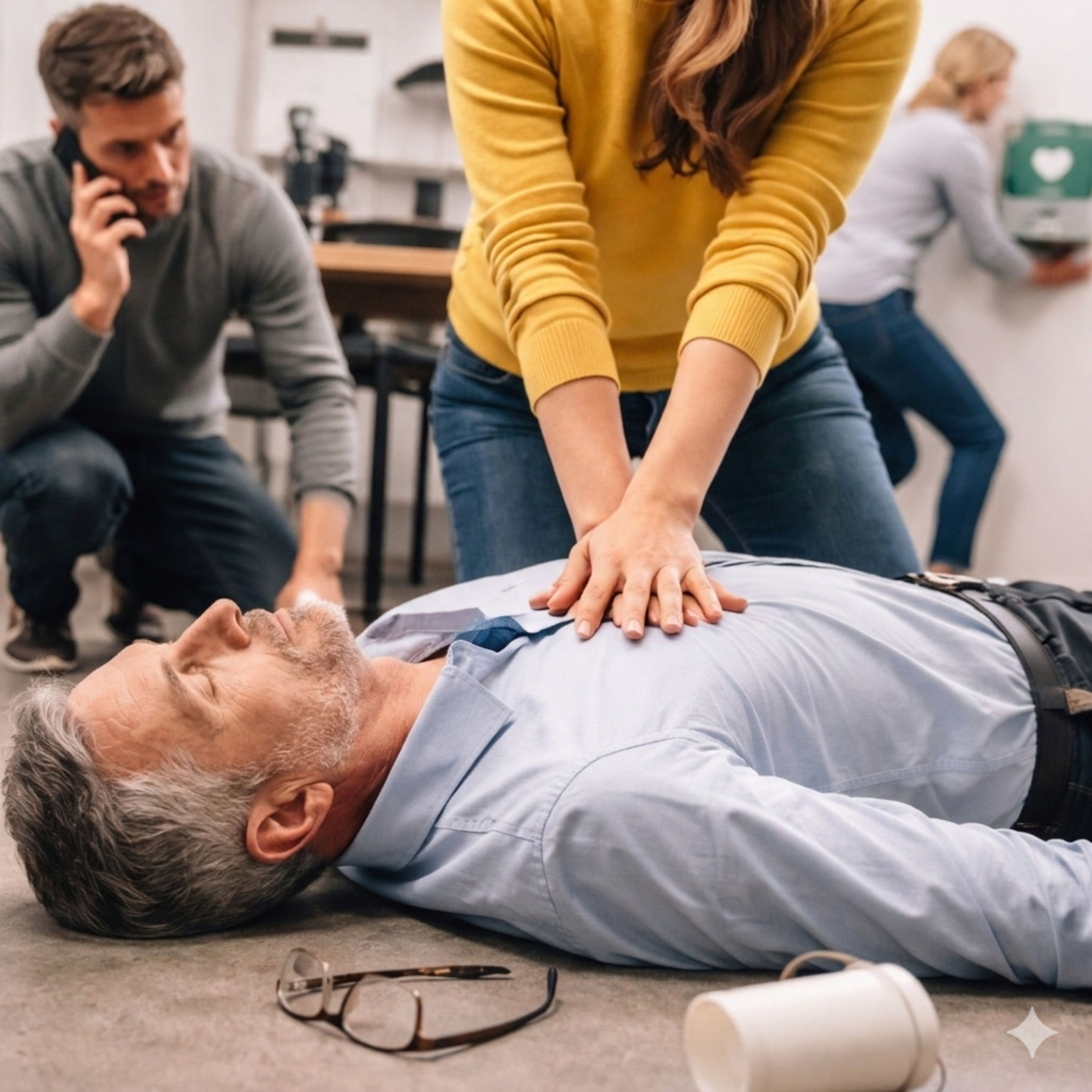 Wenn jede Sekunde zählt - Der Ernstfall im Pausenraum