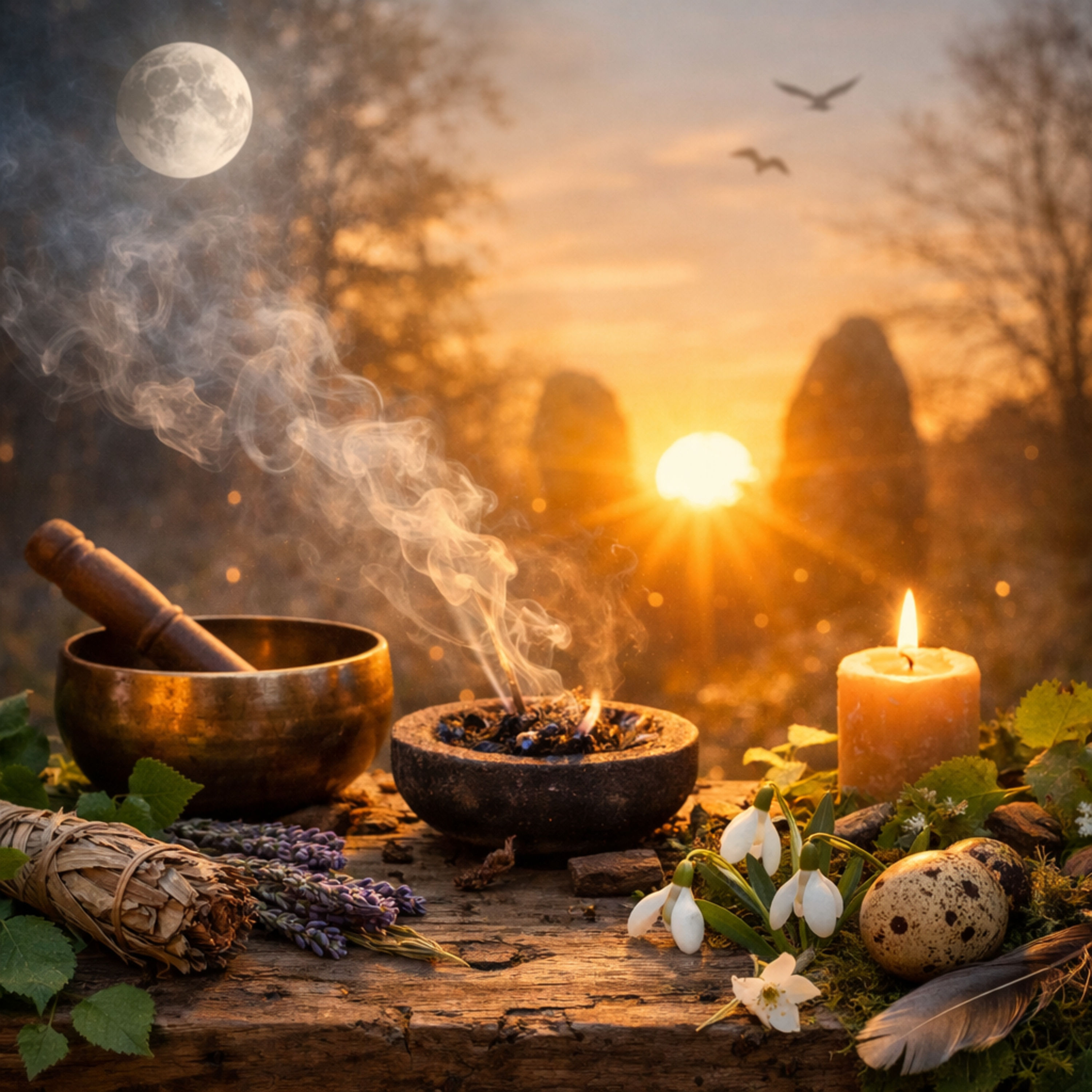 Wenn Tag und Nacht sich die Hand geben-Ostara