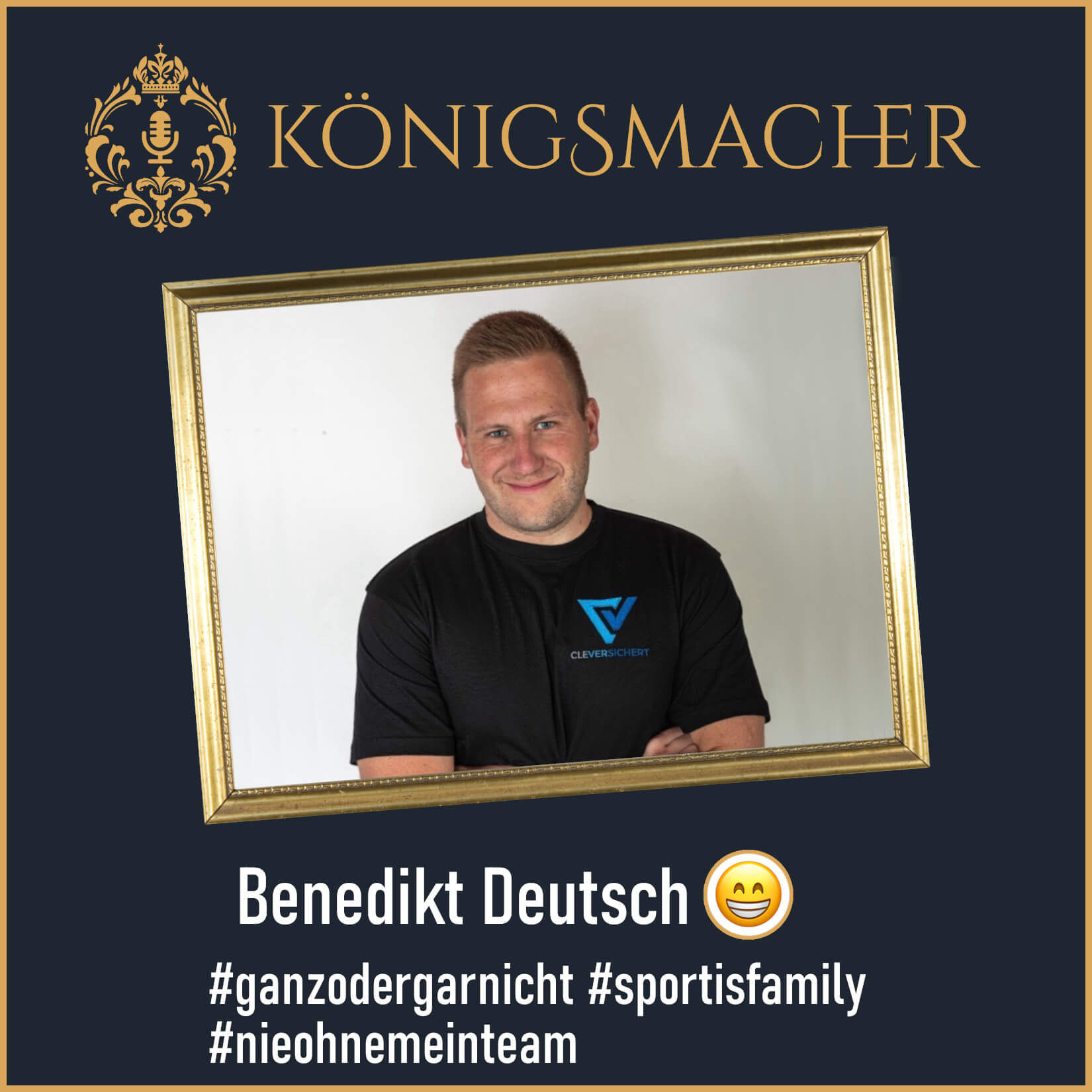 Wenn's auf die Fresse gibt, dann hoffentlich CleVersichert